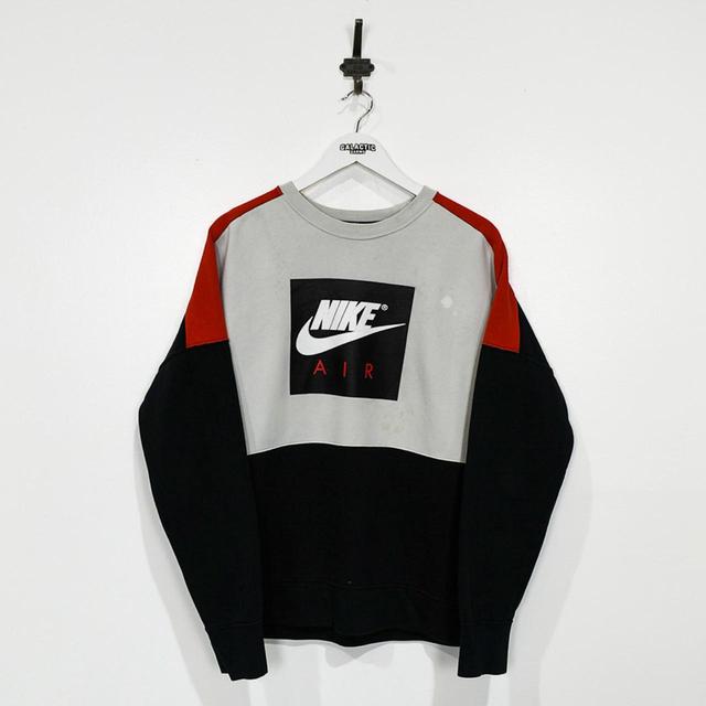 nike air red black and white jumper