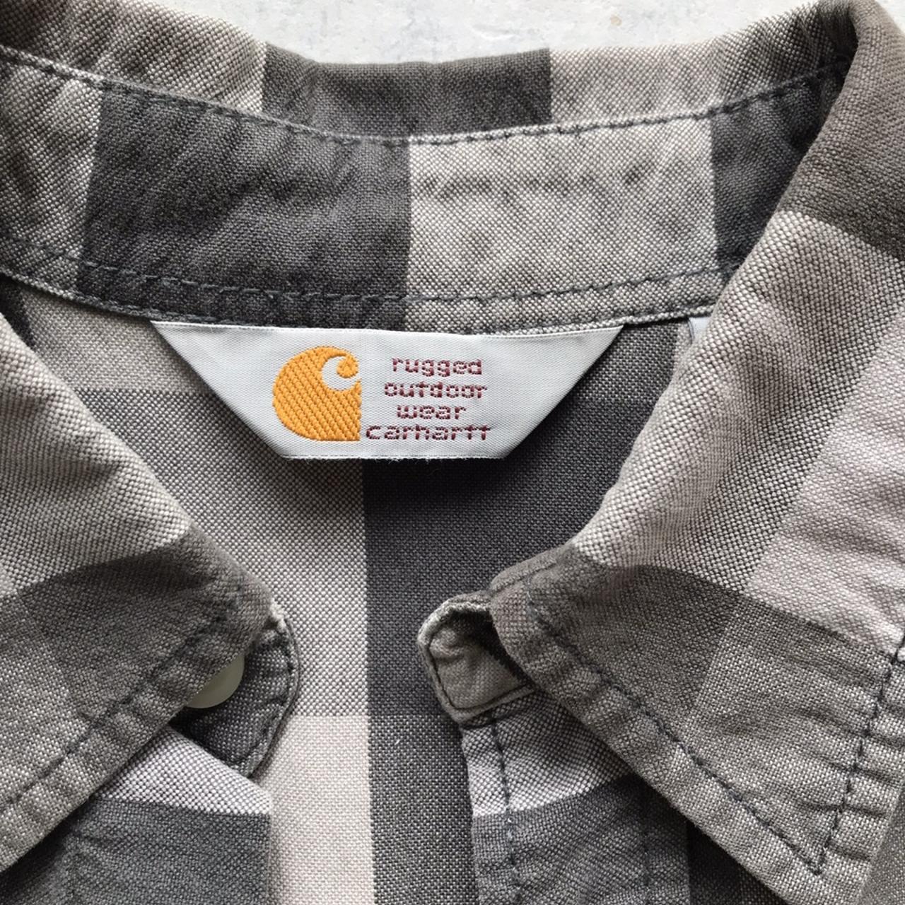 Vintage Carhartt short sleeve button up Fits true to... - Depop