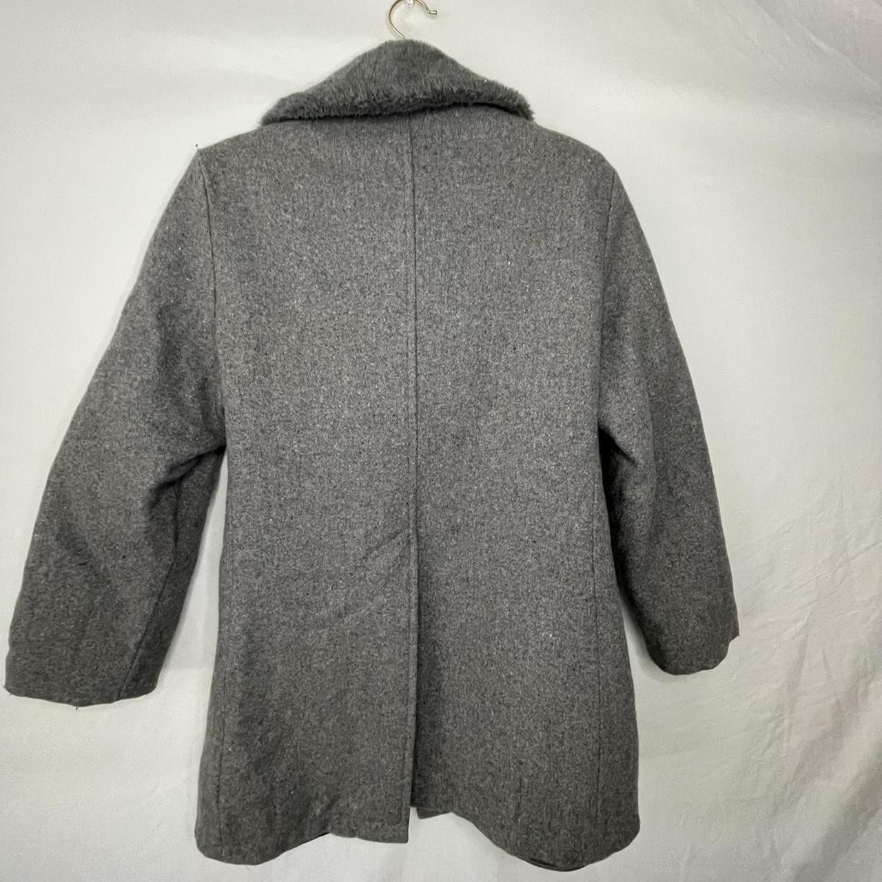 Wool coat by Aberdeen, vintage, size M, 3 buttons,... - Depop