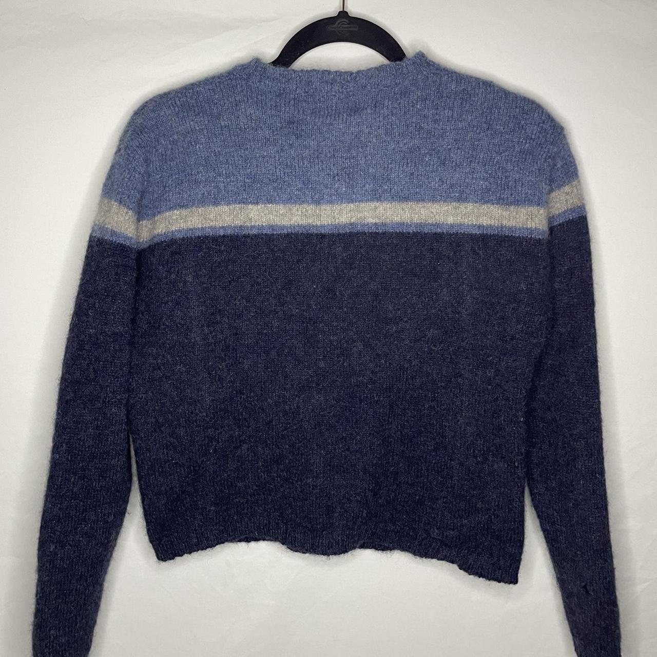 Vintage wool sweater, zip up, by Vanity Nordic Gear,... - Depop