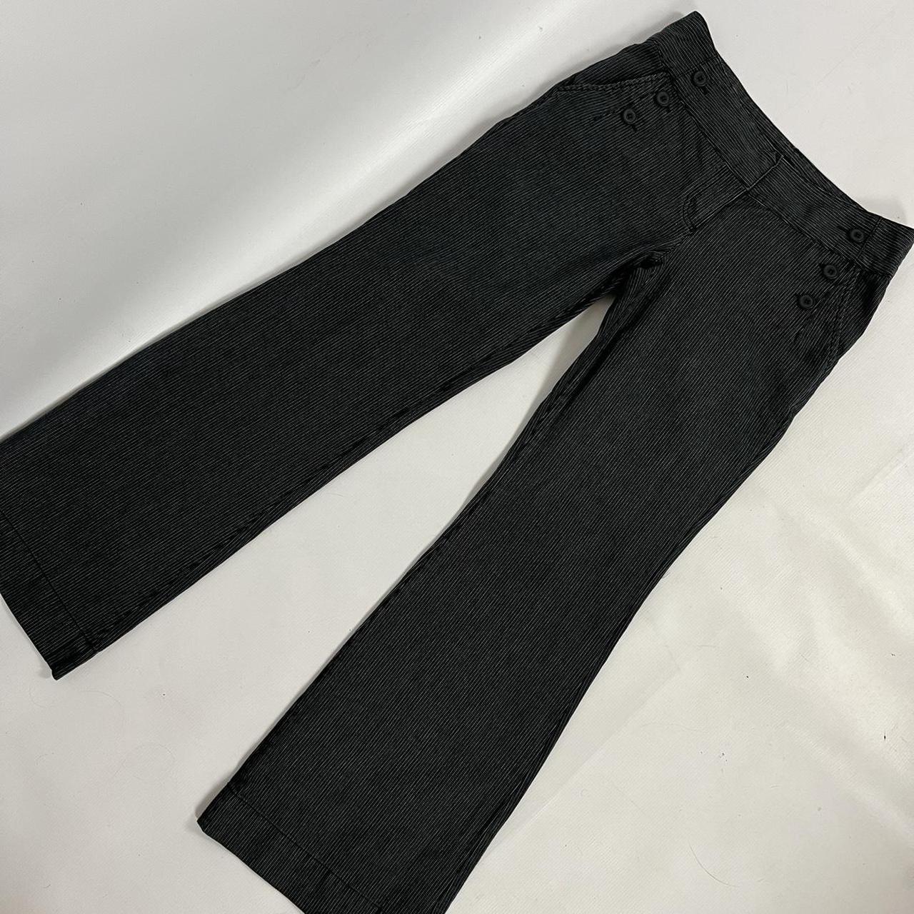 pinstripe bootcut pants mens