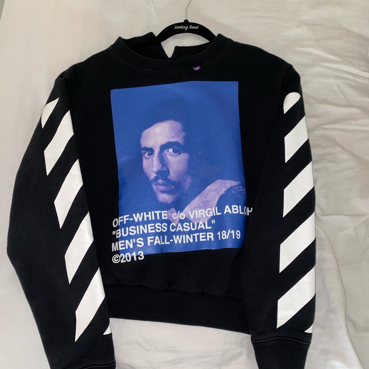 Off White Business Casual crewneck MENS SMALL