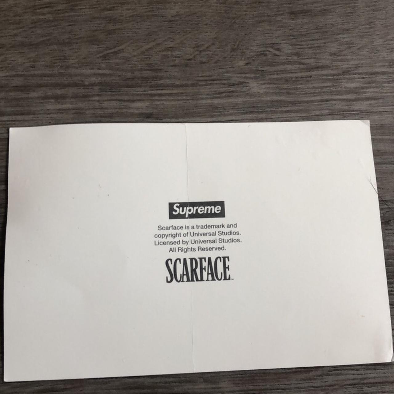 Supreme Scarface Sticker Depop