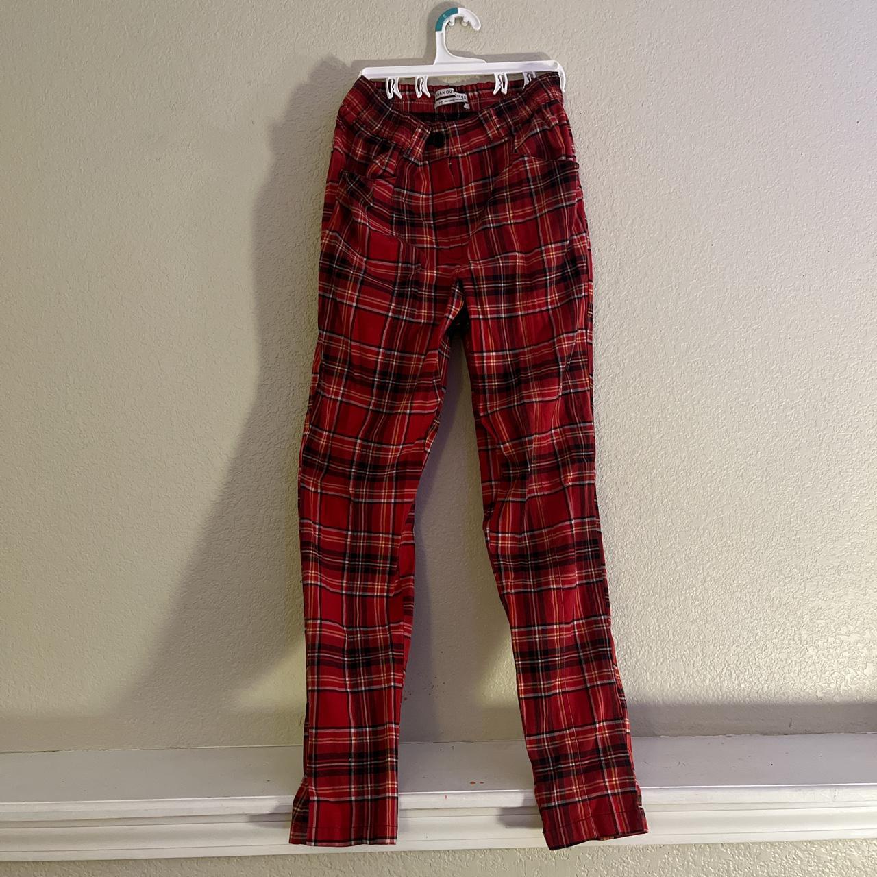 Urban Outfitters plaid pant! Flexible in the waist... - Depop