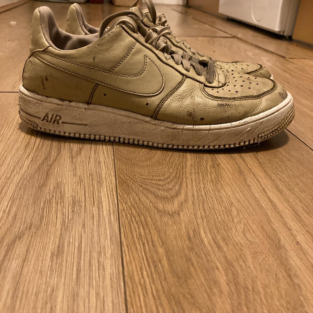 Nike Air Force Size 7 Beige colour nike... Depop