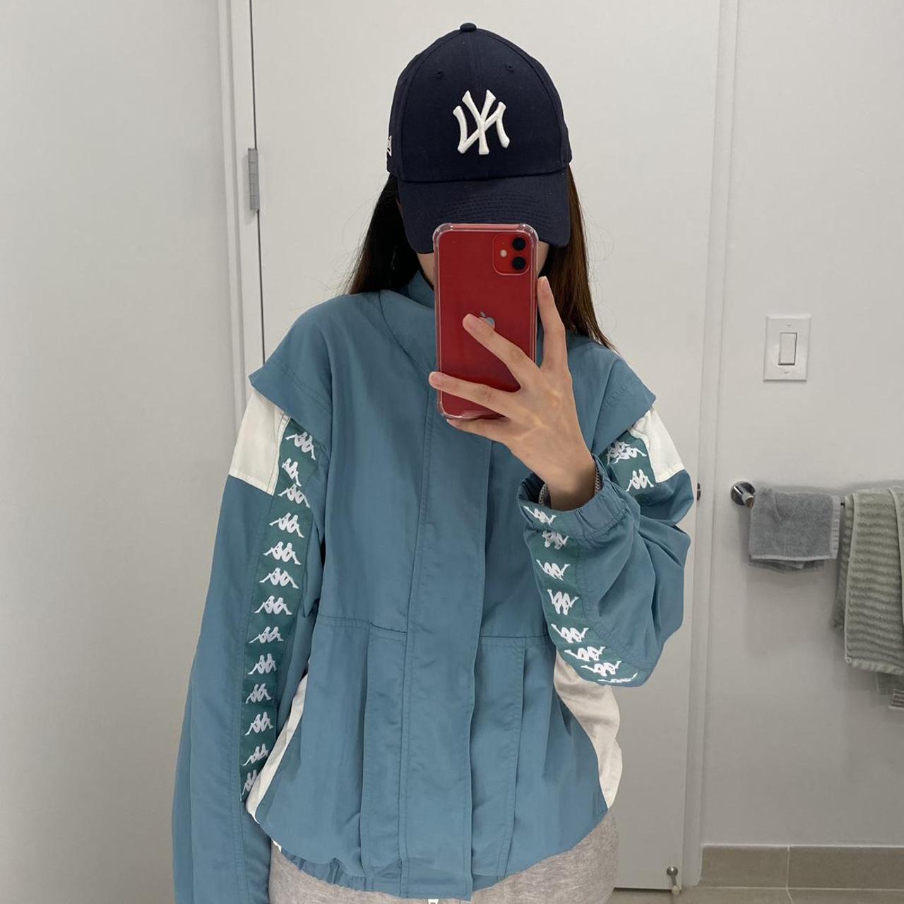 C2H4 Los Angeles Women's Blue and Green Jacket