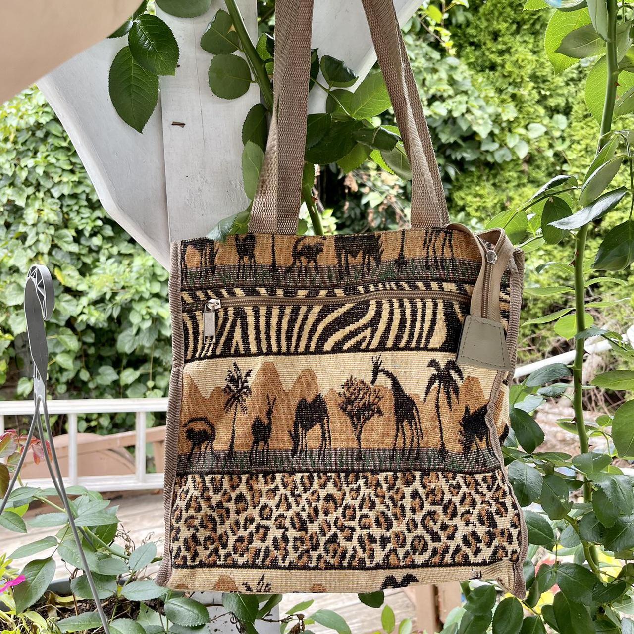 vintage tapestry purse