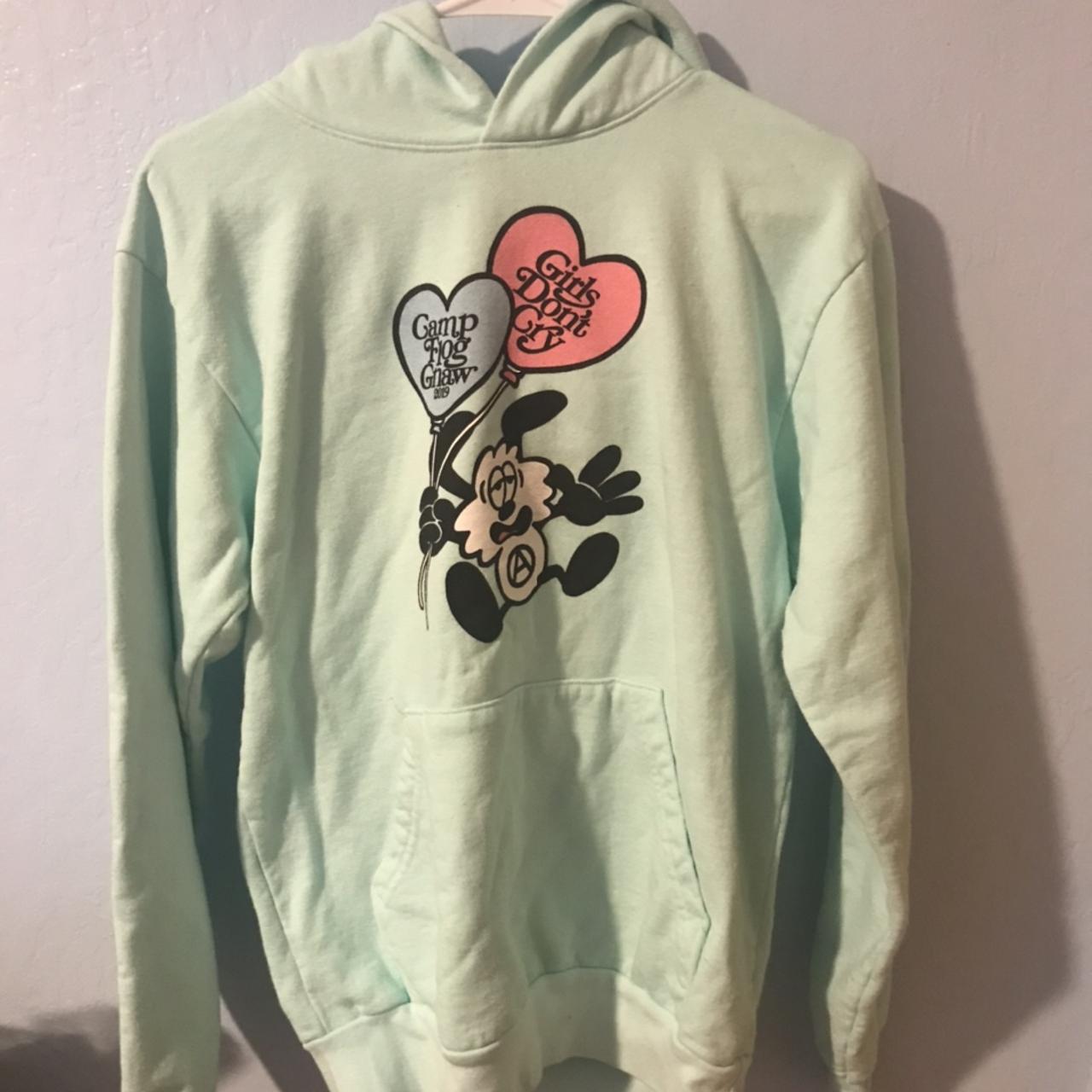 Camp flog gnaw x girls don’t cry hoodie, Bought at...