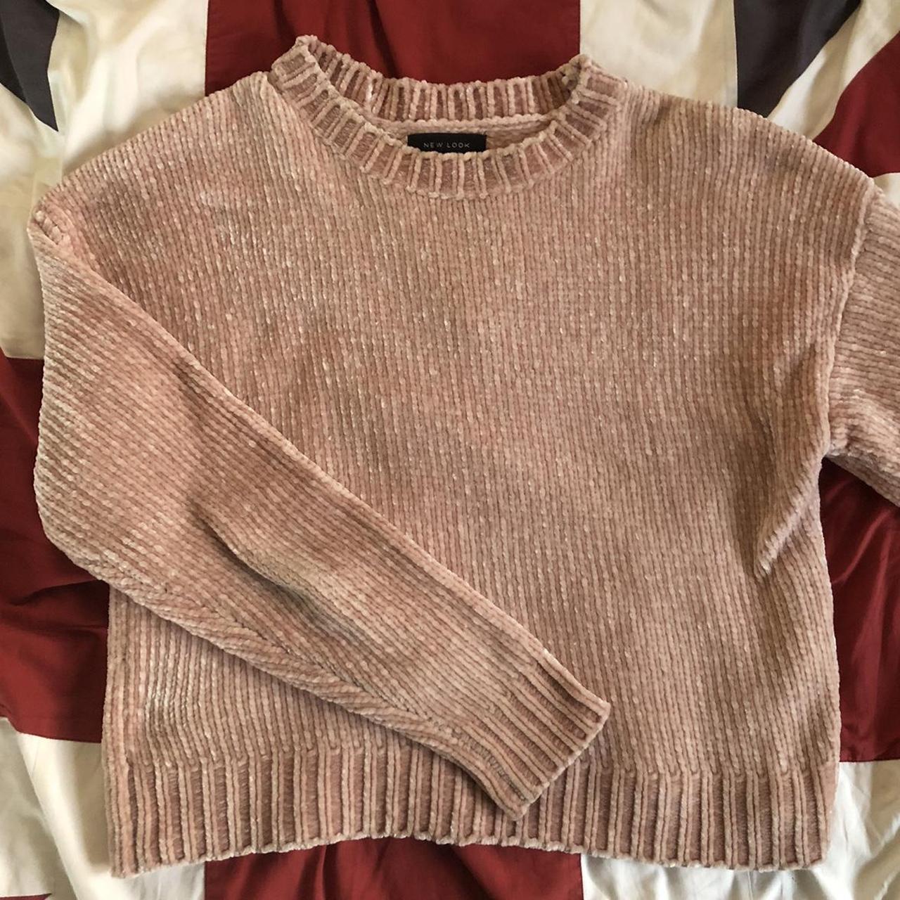 pink chenille jumper