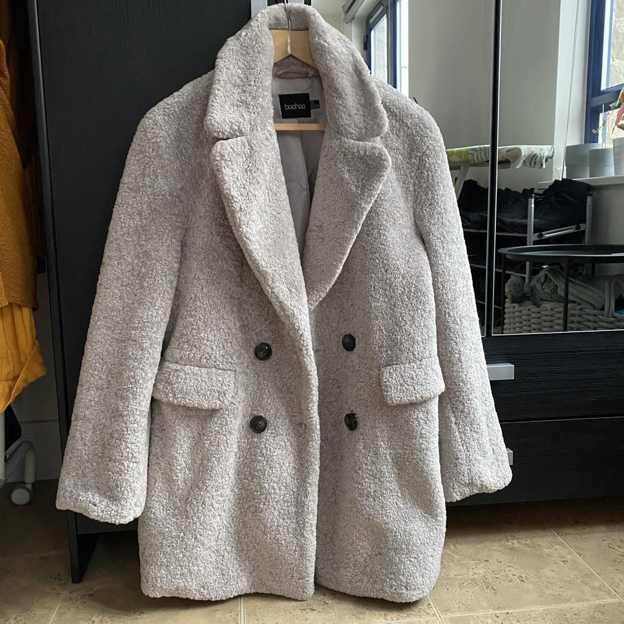teddy coat size 8