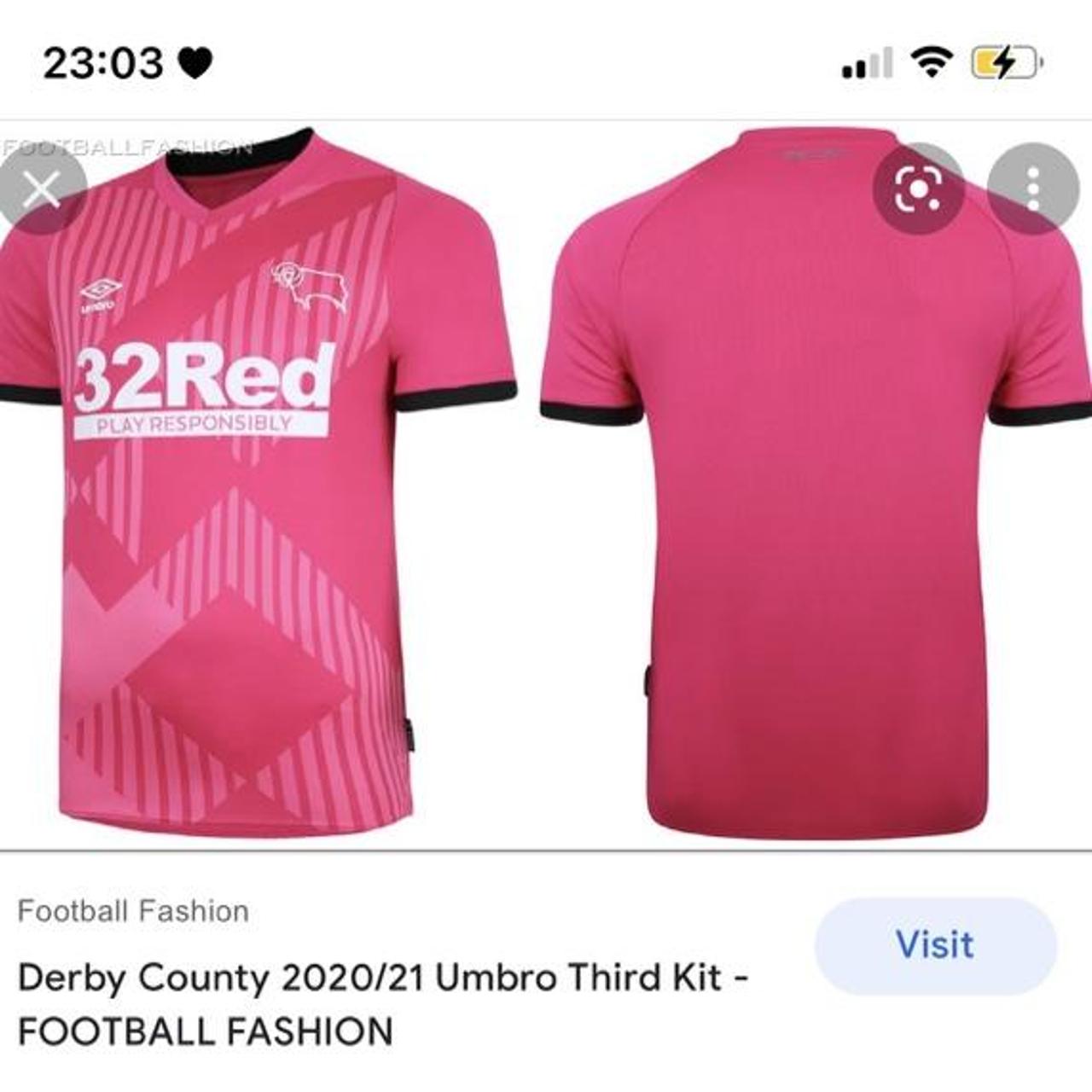WANTED!!! derby county third kit 20/21, Pink