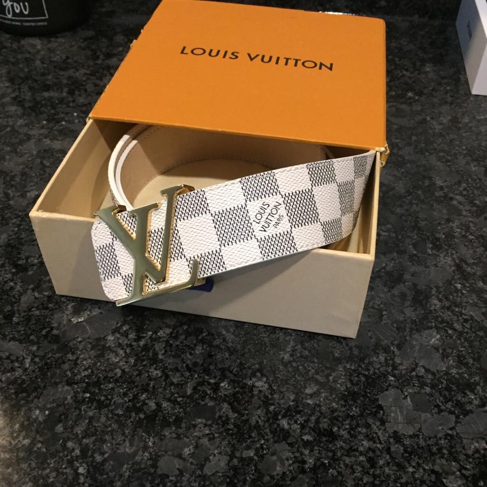 Black Mate Louis Vuitton belt Size (34-36) - Depop