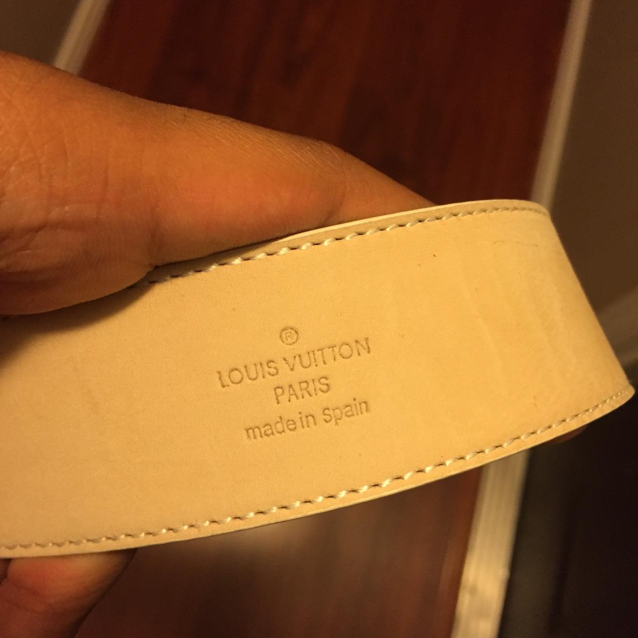 Louis Vuitton belt (size stated in 3rd picture) - Depop