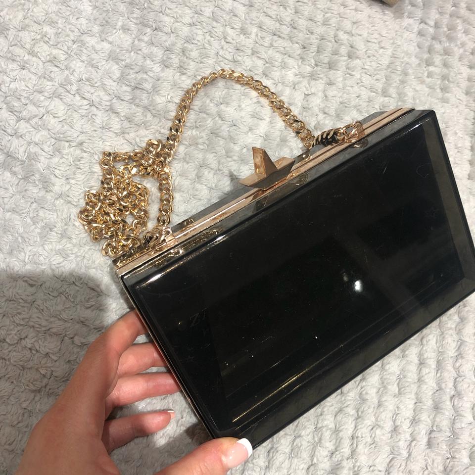 Clear clutch best sale bag zara