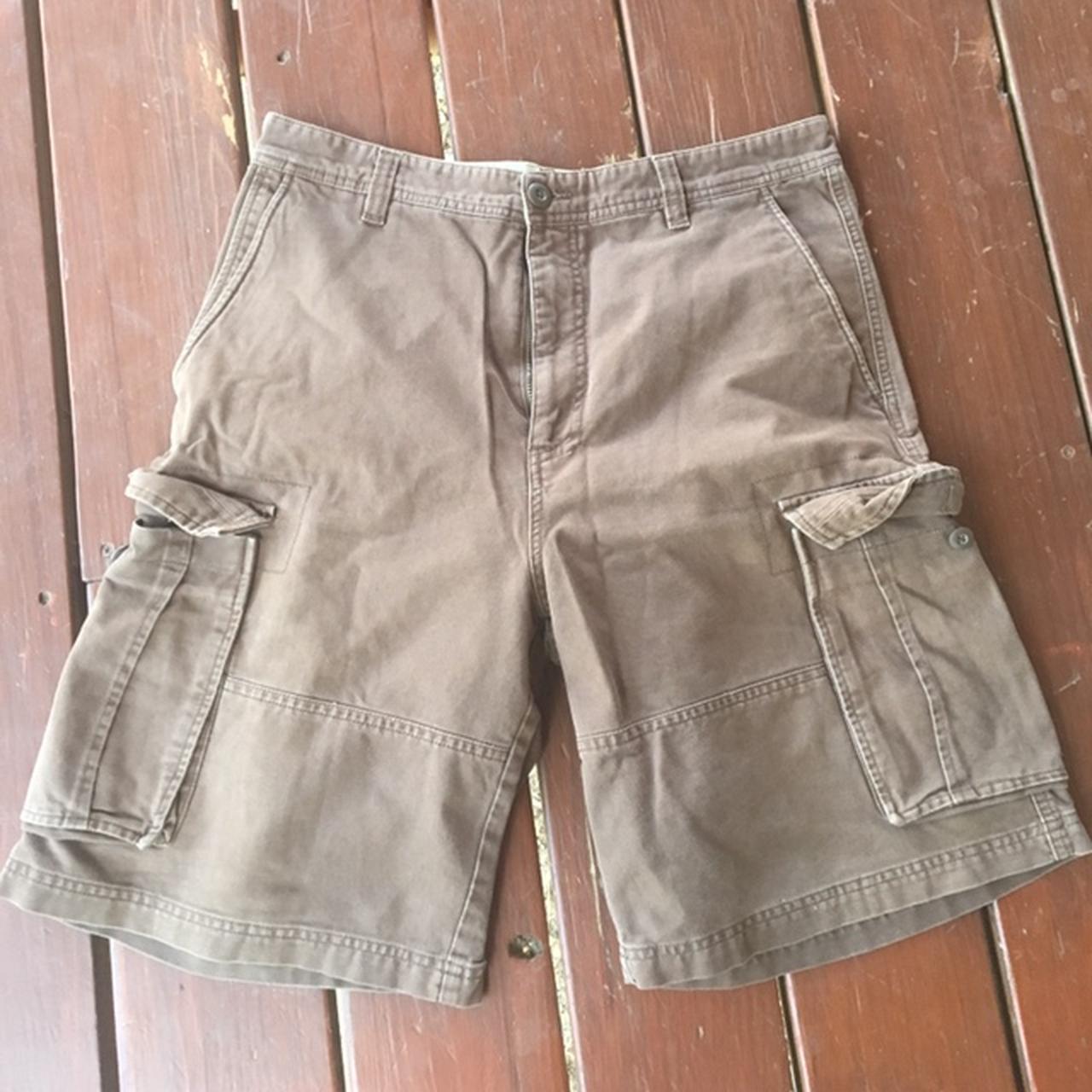 mens cargo shorts size 34