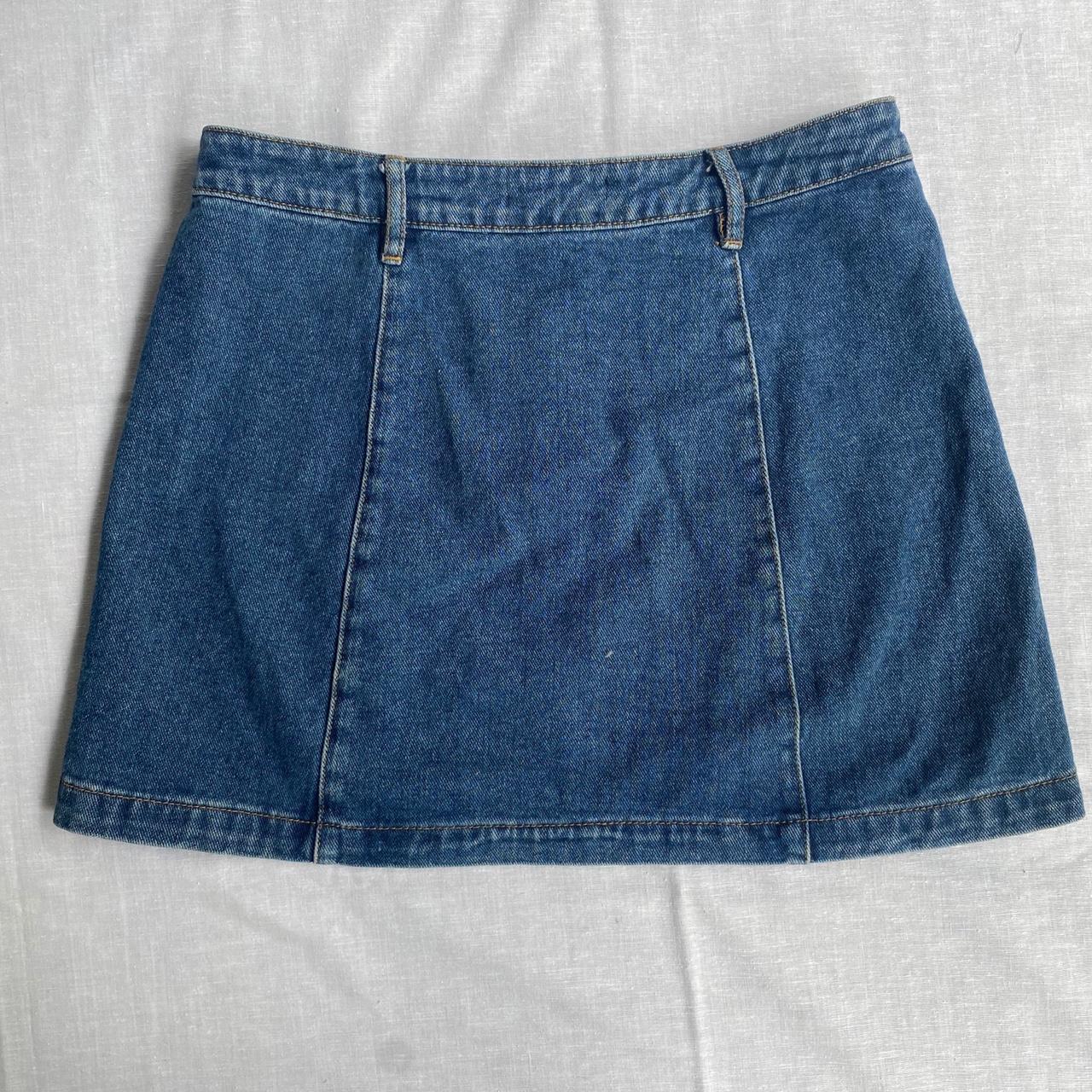 Kendall + Kylie Denim Shoelace Skirt 🤍 Denim skirts... Depop