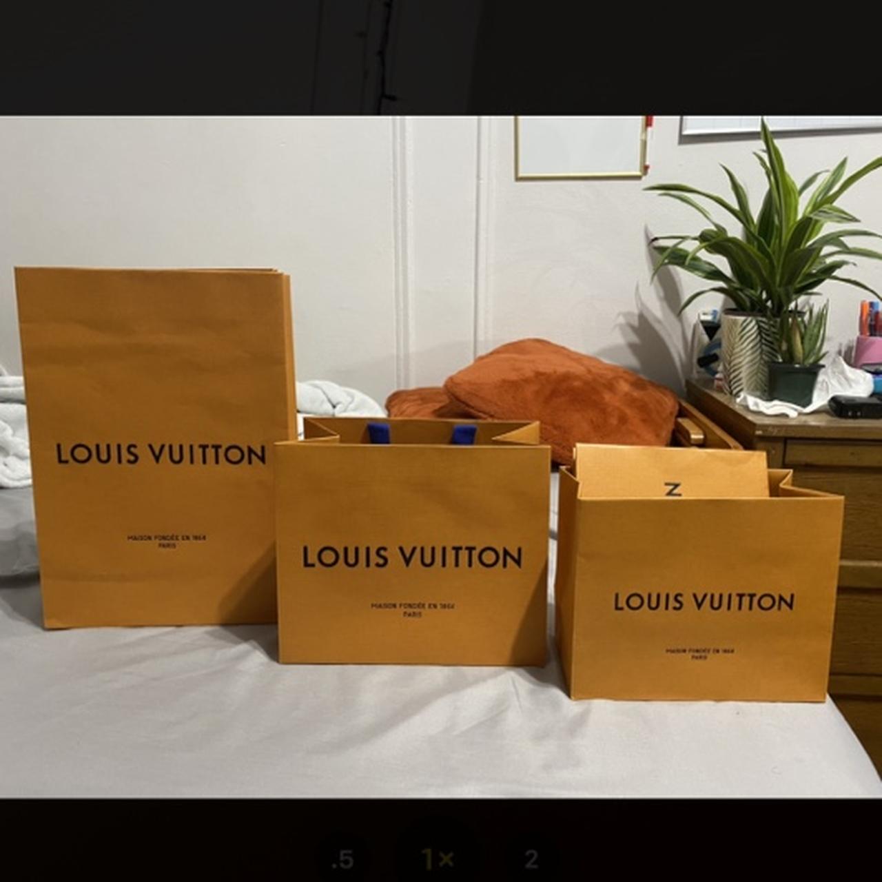 Louis Vuitton, Bags, Lv Paper Bag And Box