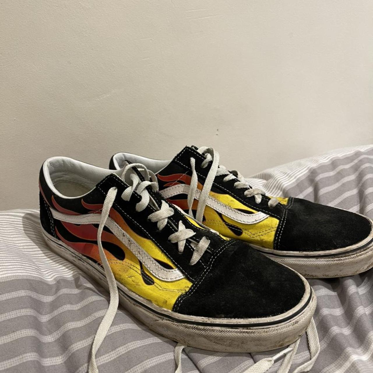 vans flame design