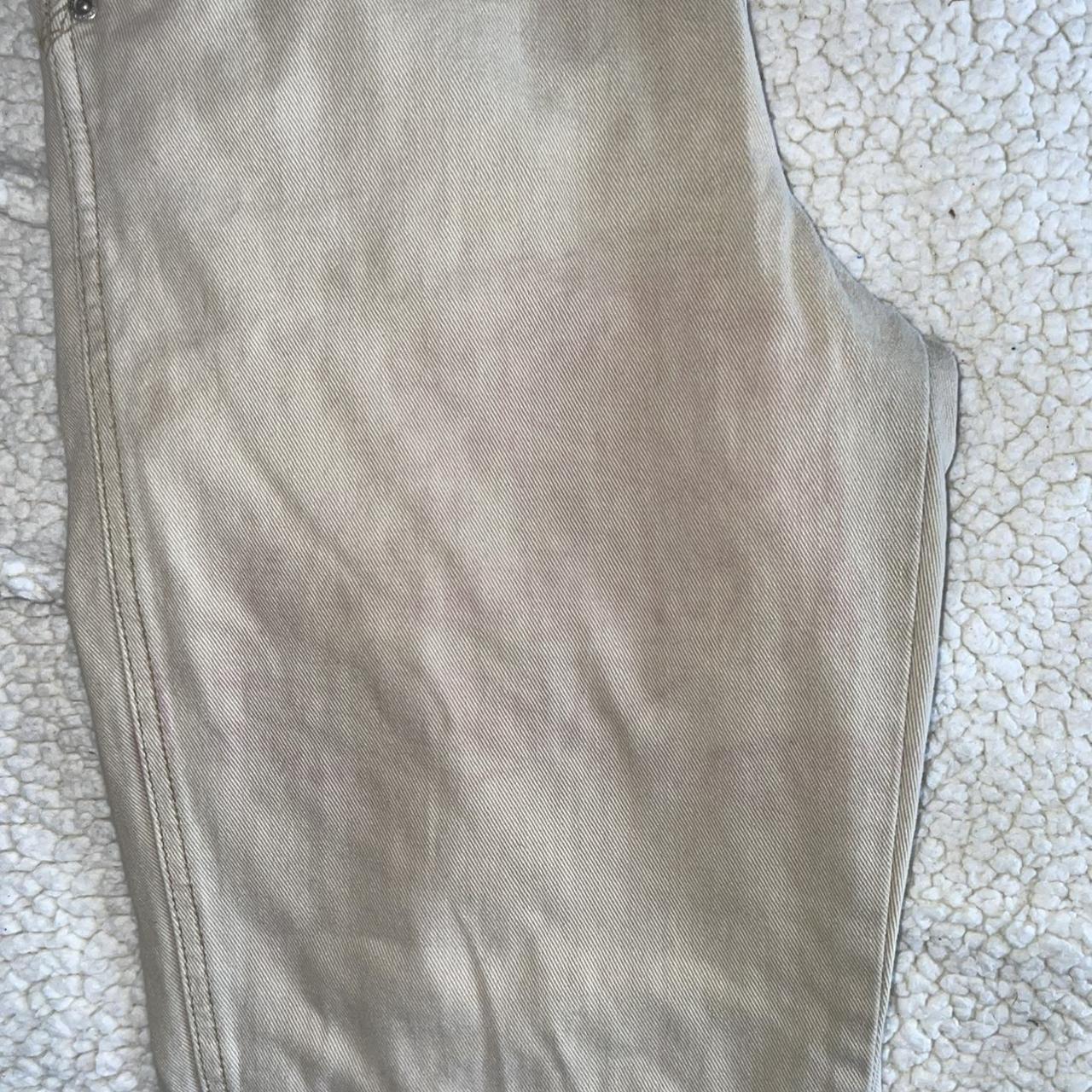 incredible cream Arizona dungarees. very reluctant... - Depop