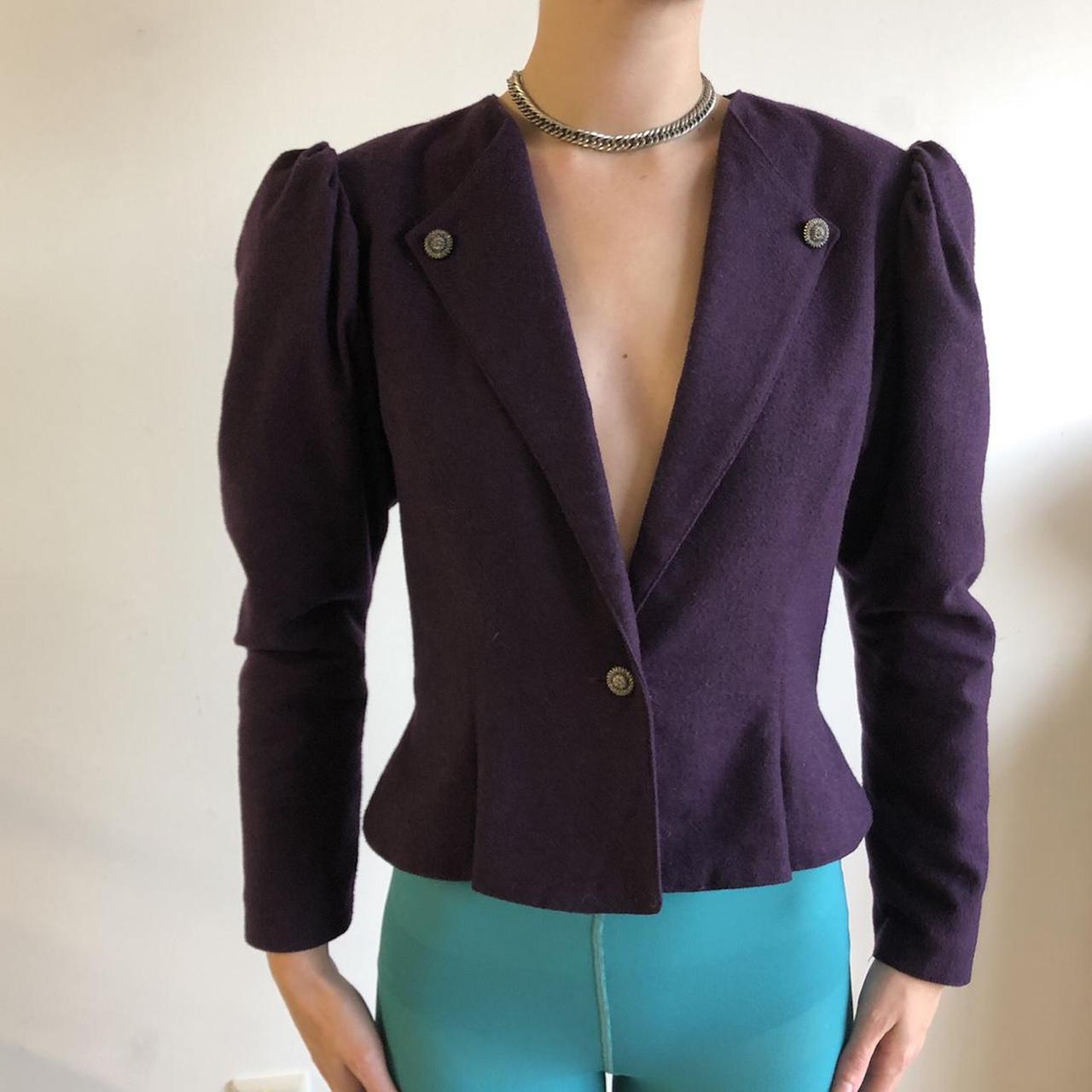 Product Image 2 - Aubergine Purple 80’s wool Jacket