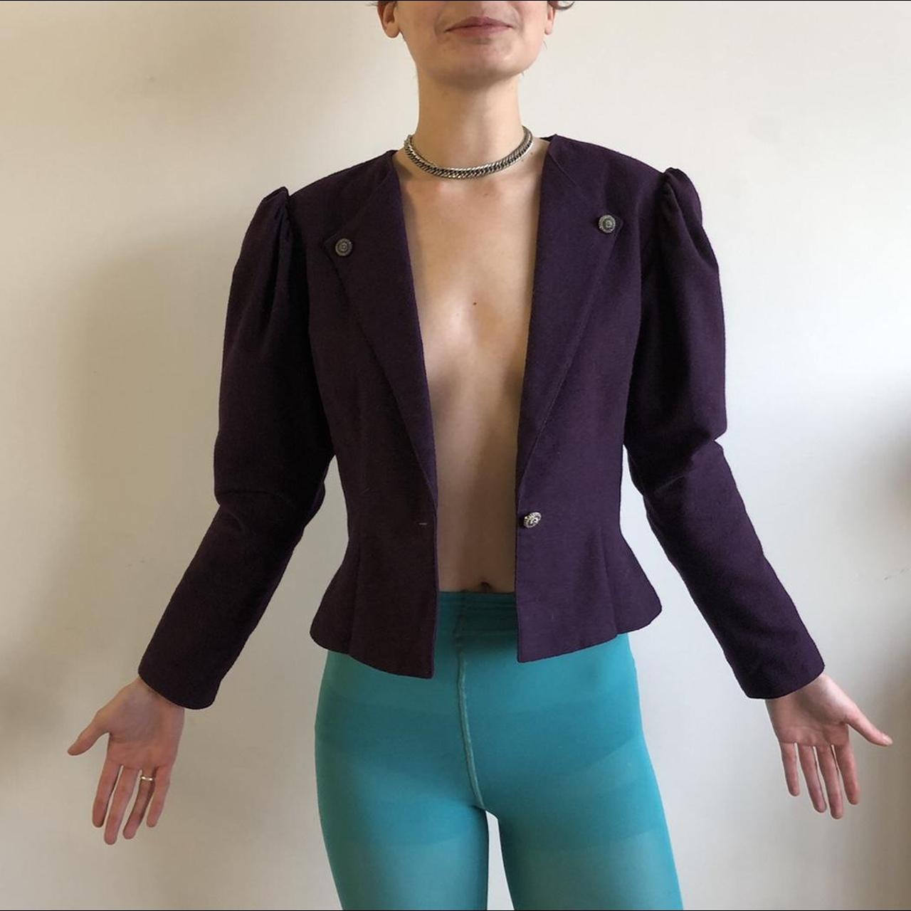 Product Image 3 - Aubergine Purple 80’s wool Jacket