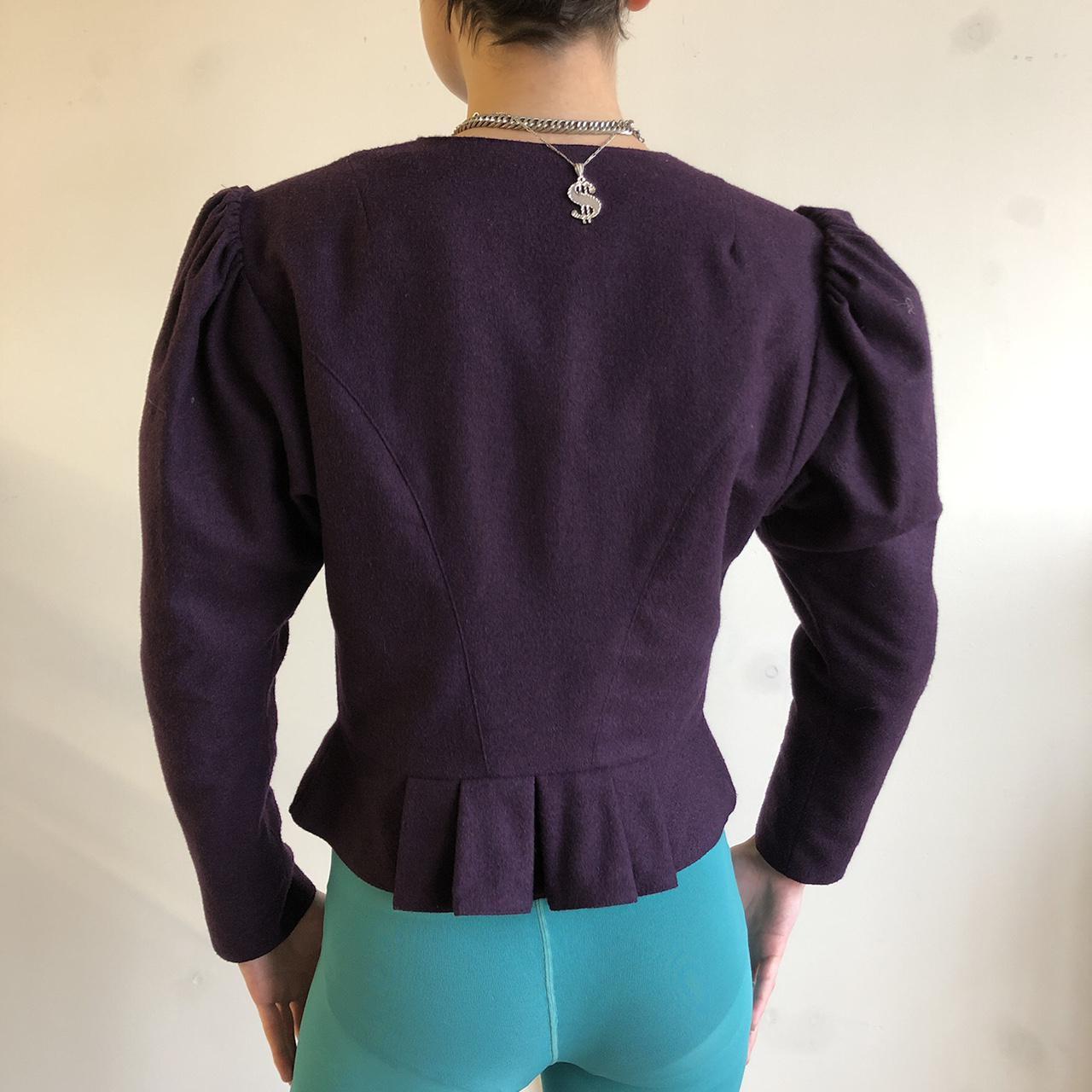 Product Image 4 - Aubergine Purple 80’s wool Jacket