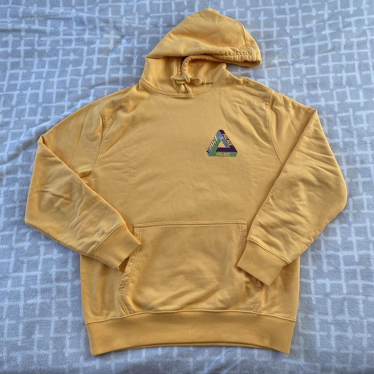 Yellow on sale palace hoodie