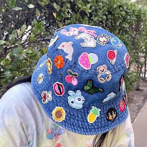 Upcycled Louis Vuitton bucket hat. The authentic - Depop