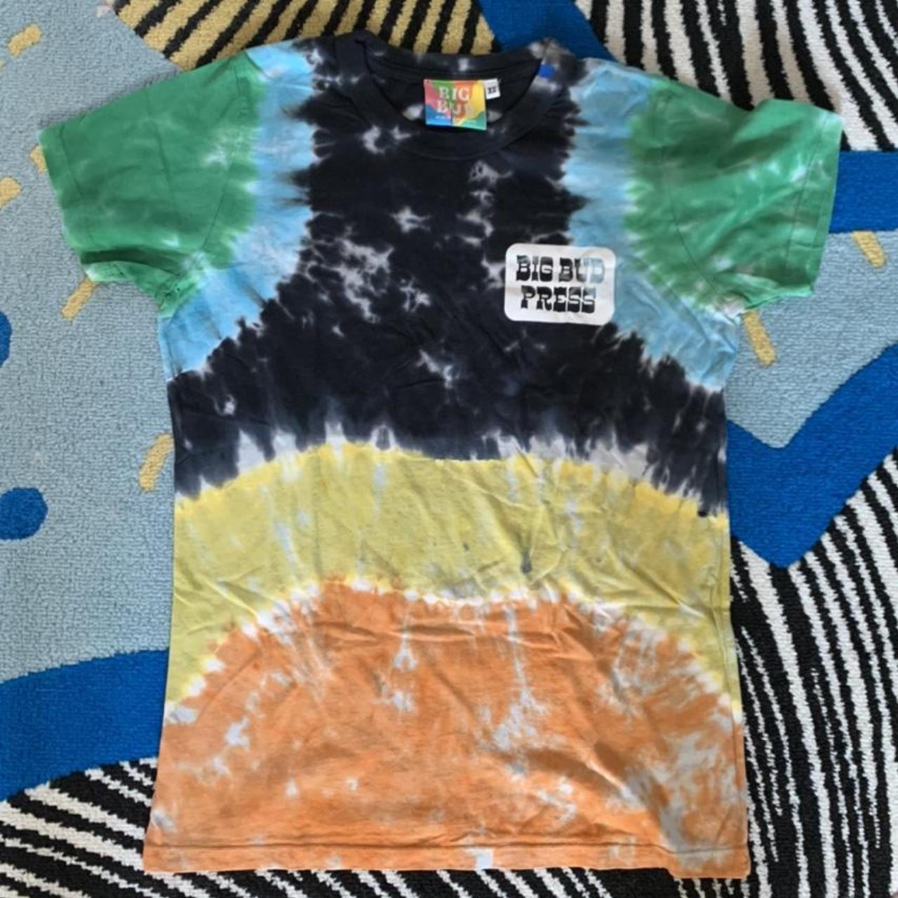 Big bud press tie dye shirt Big bud press tshirt... - Depop