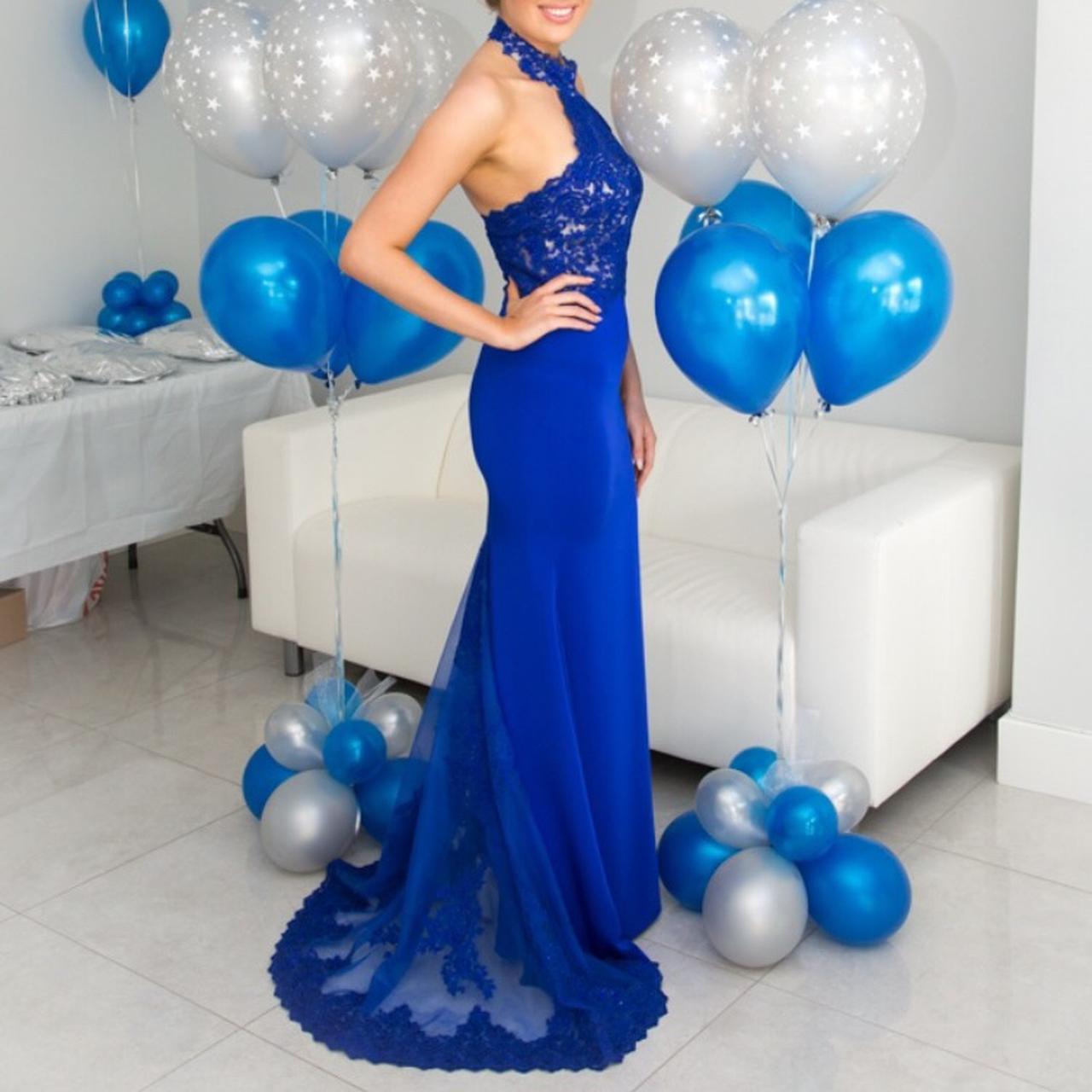 Royal blue hot sale debs dresses