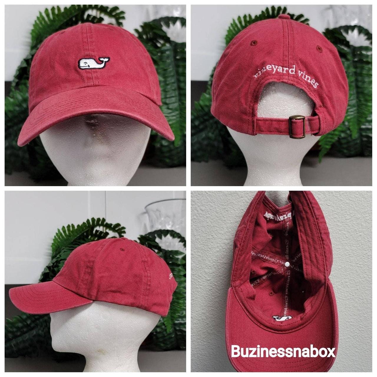 Vineyard Vines Men's Red Hat Depop