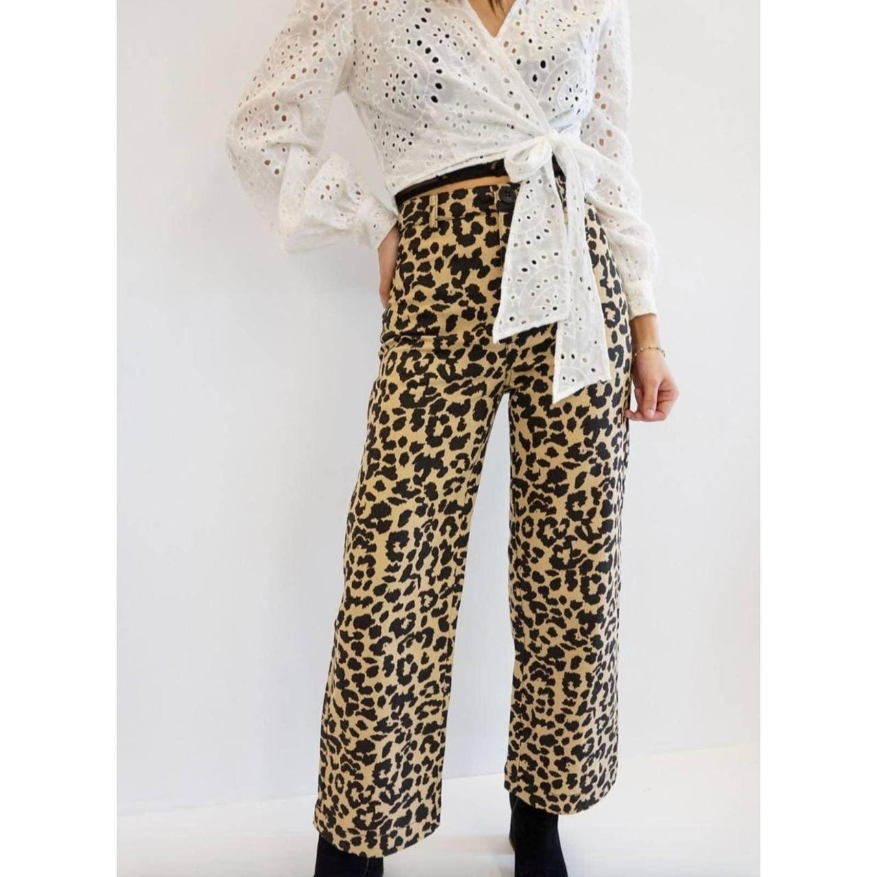 Cotton Candy LA Leopard Cheetah Animal Print Denim... - Depop