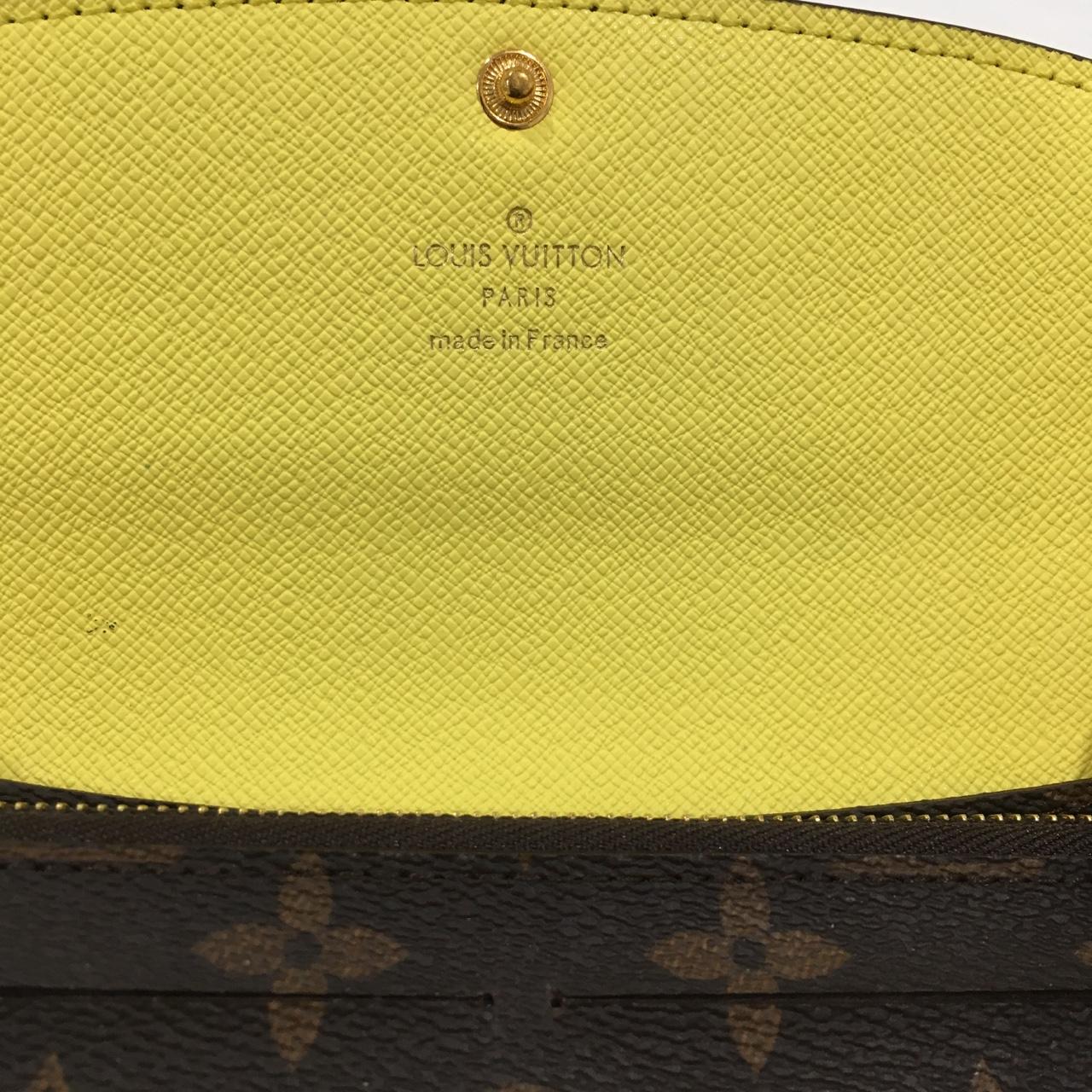 Louis Vuitton Emilie wallet Yellow In very good - Depop