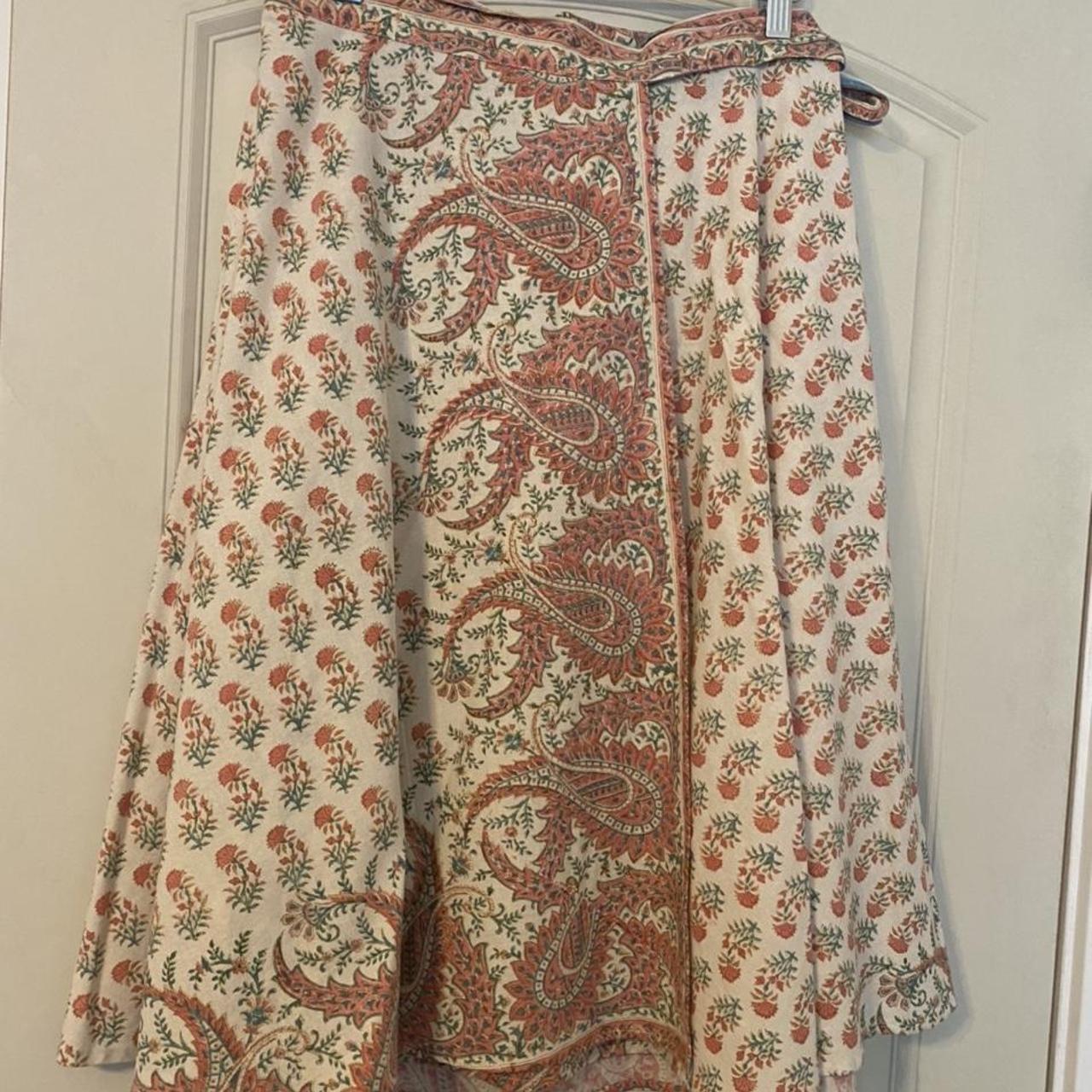 Sam Hilu’s Classic paisley/floral wrap skirt. This... - Depop