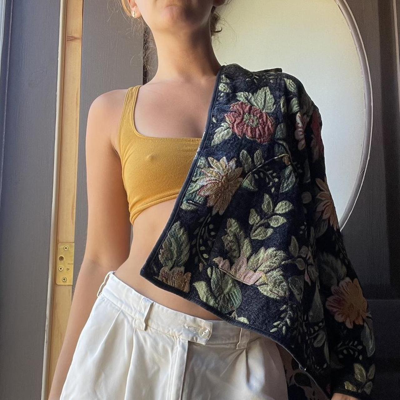 Rare Papaya Moon floral jacket, 🪷 originally 230 Depop