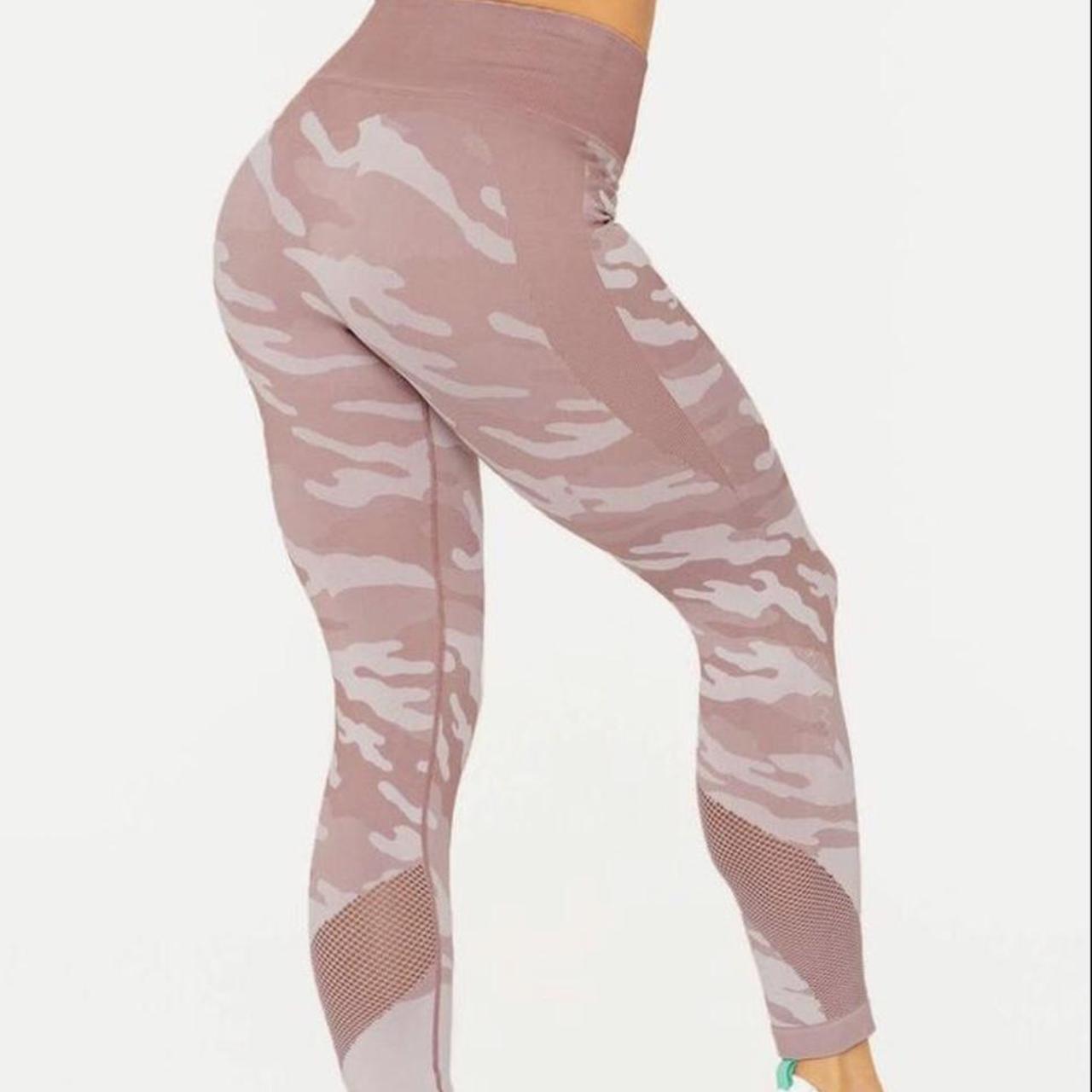 Ryderwear camo leggins in pink Size Small Message - Depop