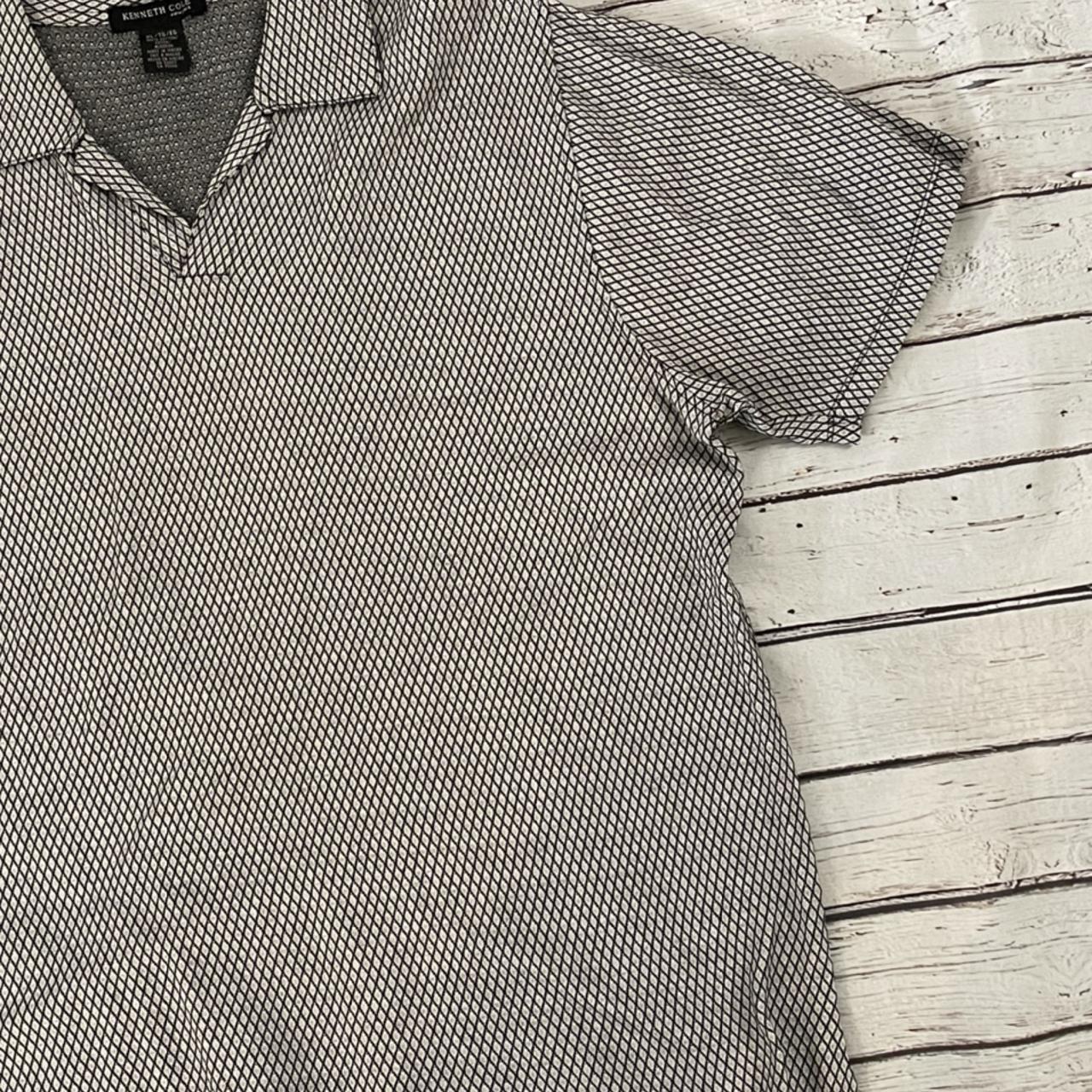 Kenneth Cole Men's Black and Grey Shirt (3)