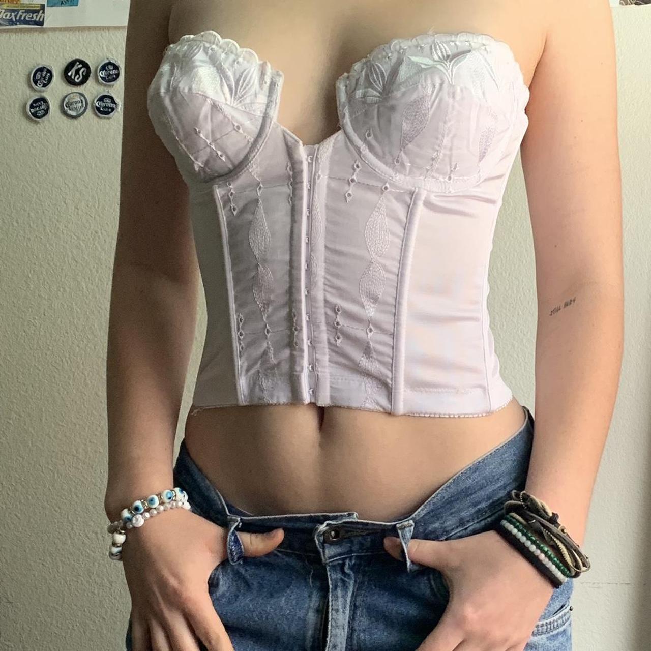 Woman Wearing Corset by Unknown