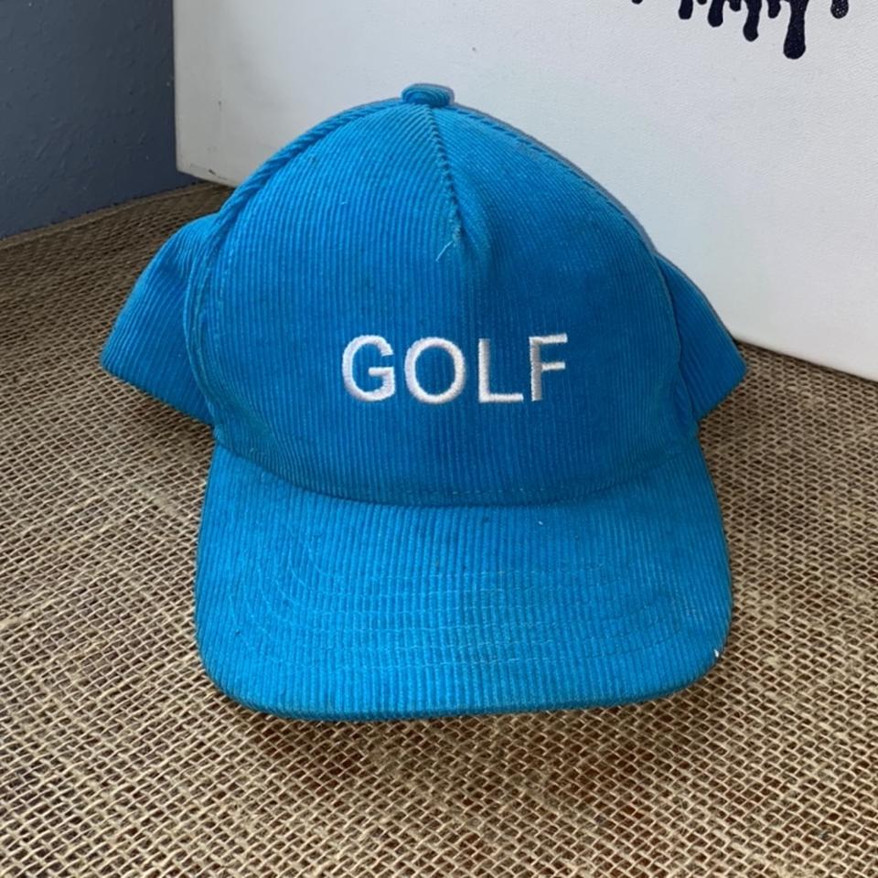 Golf Wang GOLF Blue hat cap corduroy , wolf era 2013...