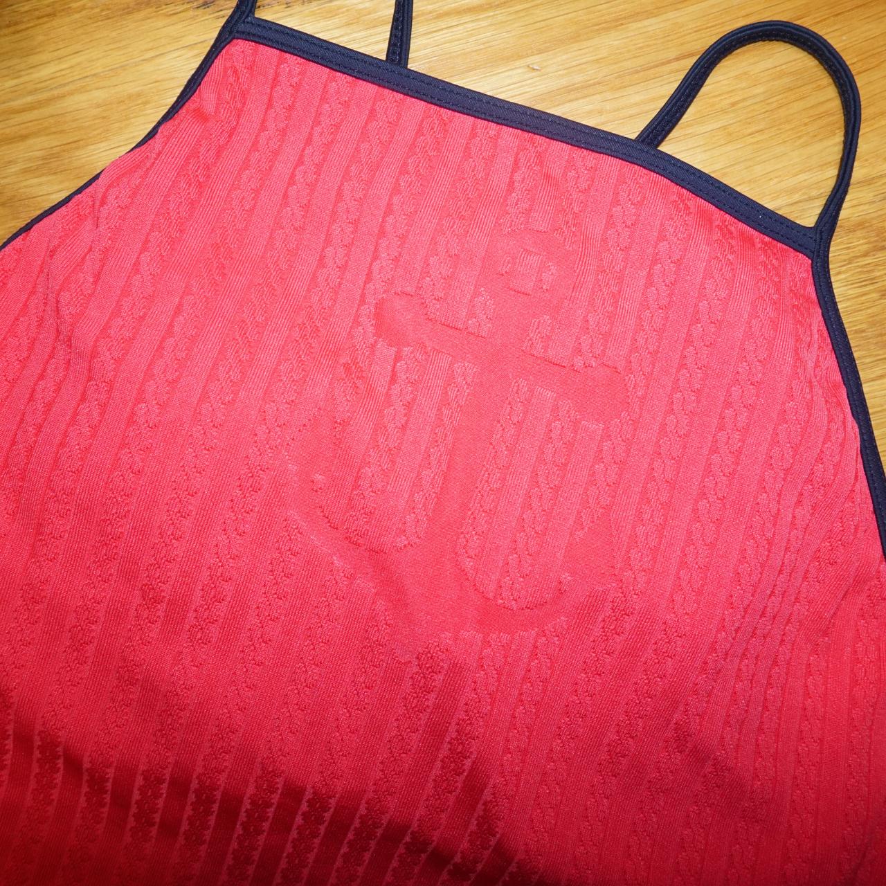 Nautica Women's Pink and Black Bikinisandtankinisets Depop