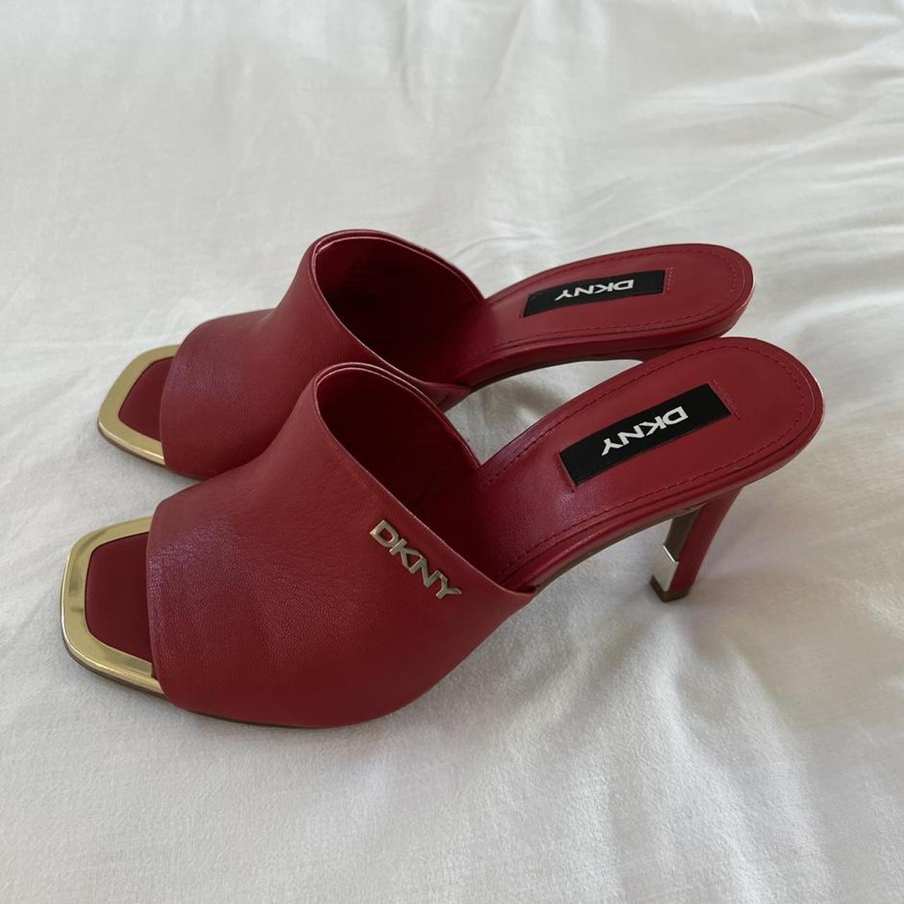 dkny red heels