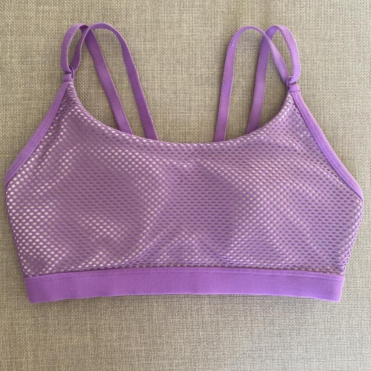 Lorna Jane Women's Purple Bra | Depop