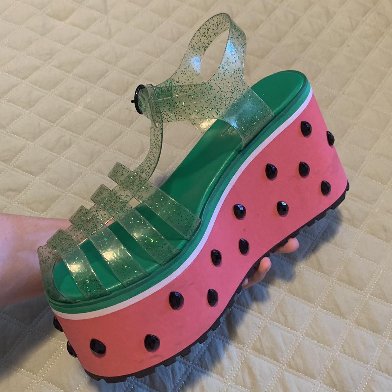 🍉WATERMELON PLATFORM JELLY SANDALS🍉 Dollskill x... Depop