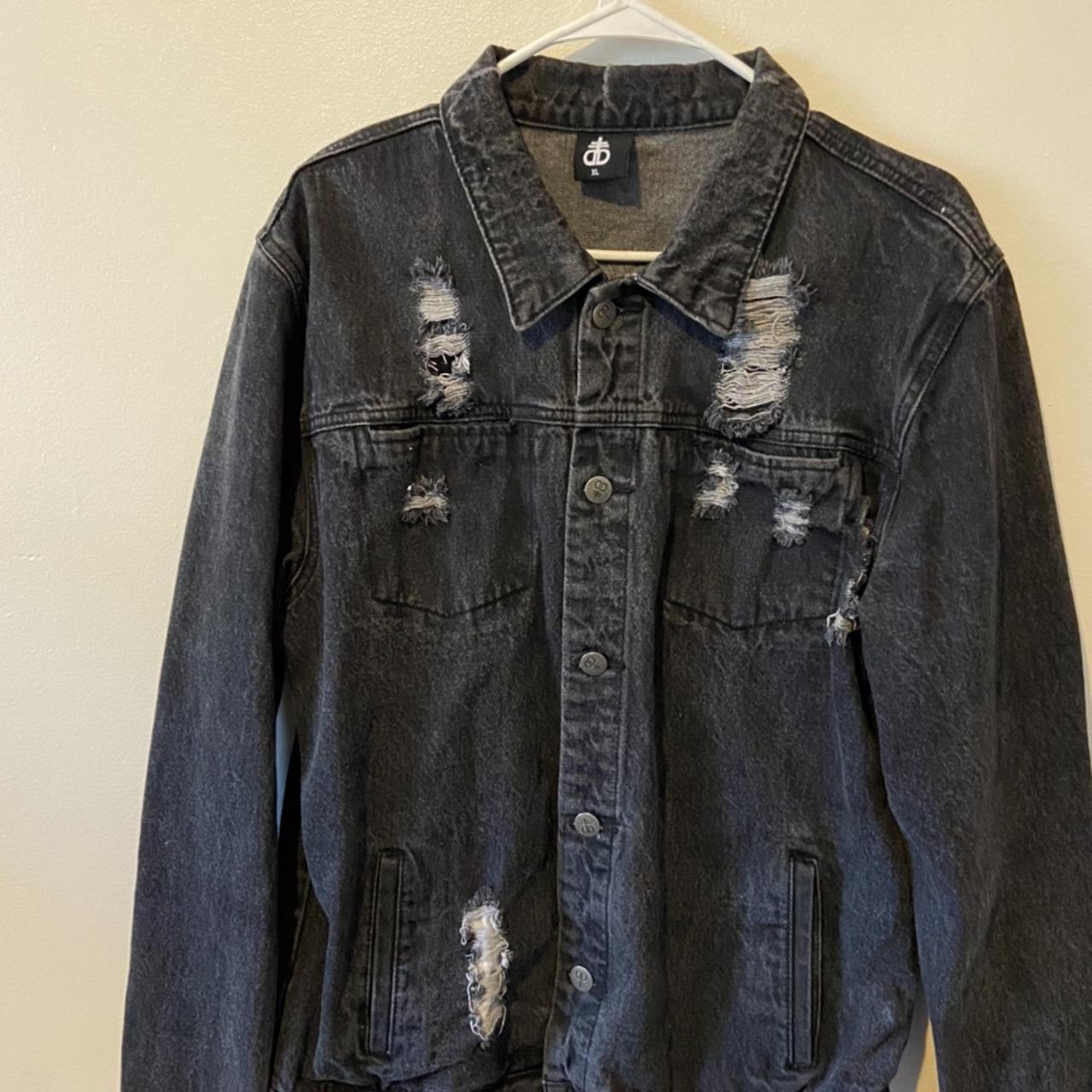 Drop Dead asphalt denim jacket XL #Dropdead... - Depop