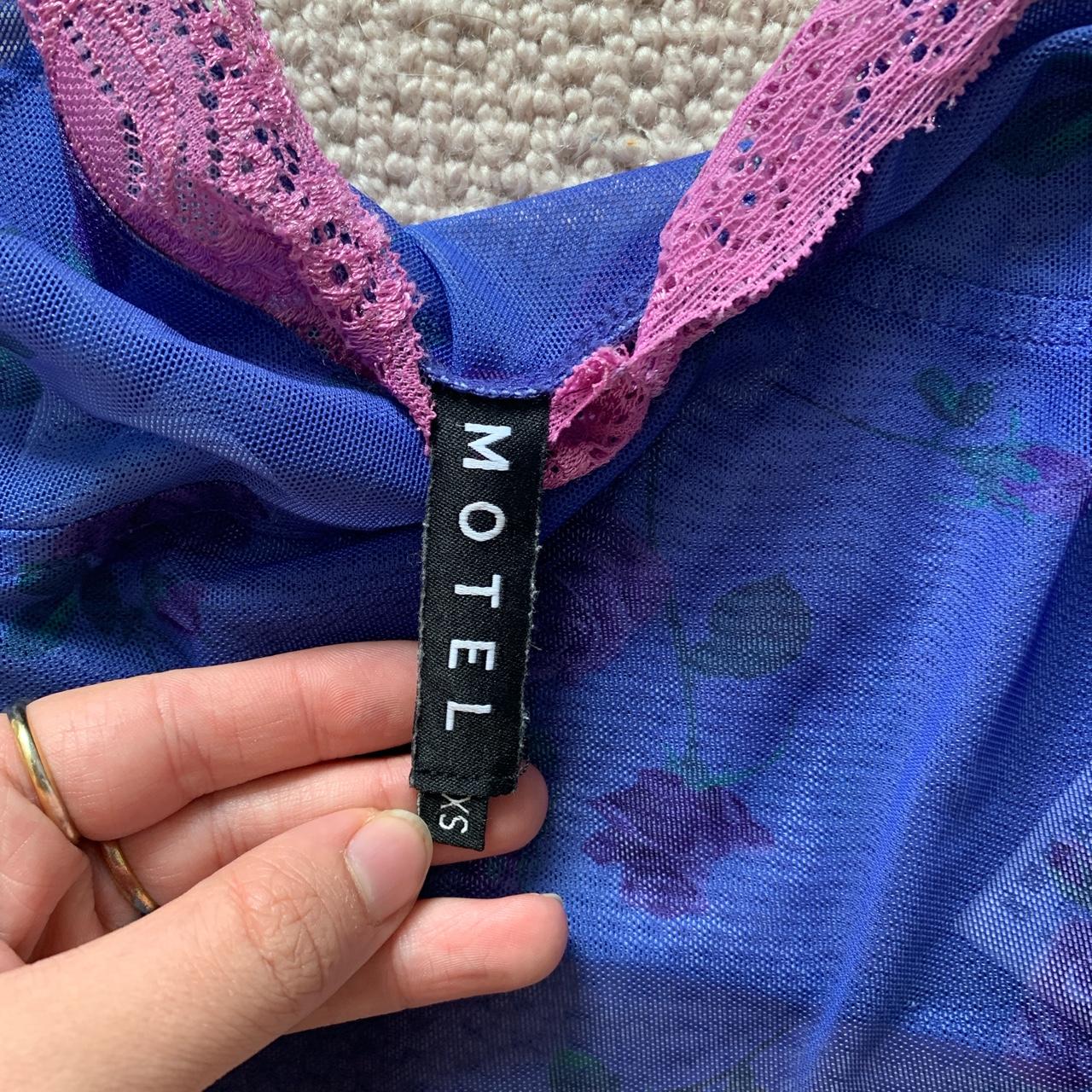 my favourite motel rocks purple and pink mesh lace... Depop