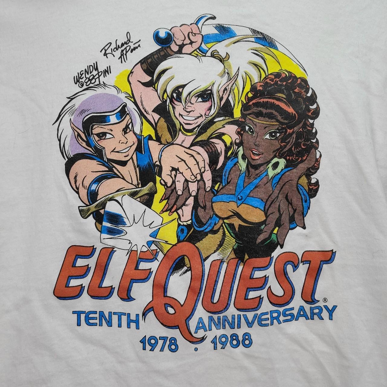 Elfquest Vintage 1988 10 Year Anniversary TShirt by... Depop
