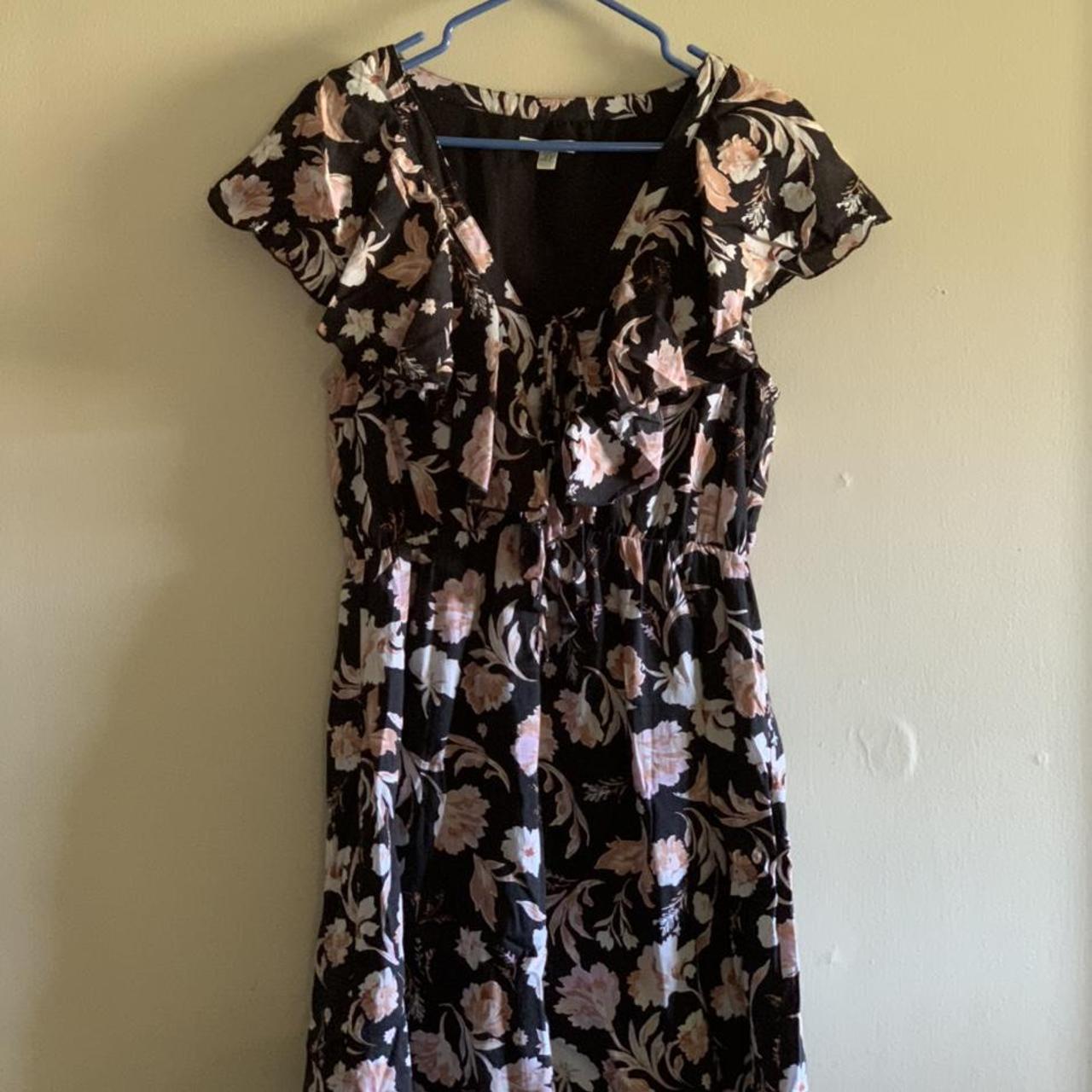 Women's Black and Pink Dress