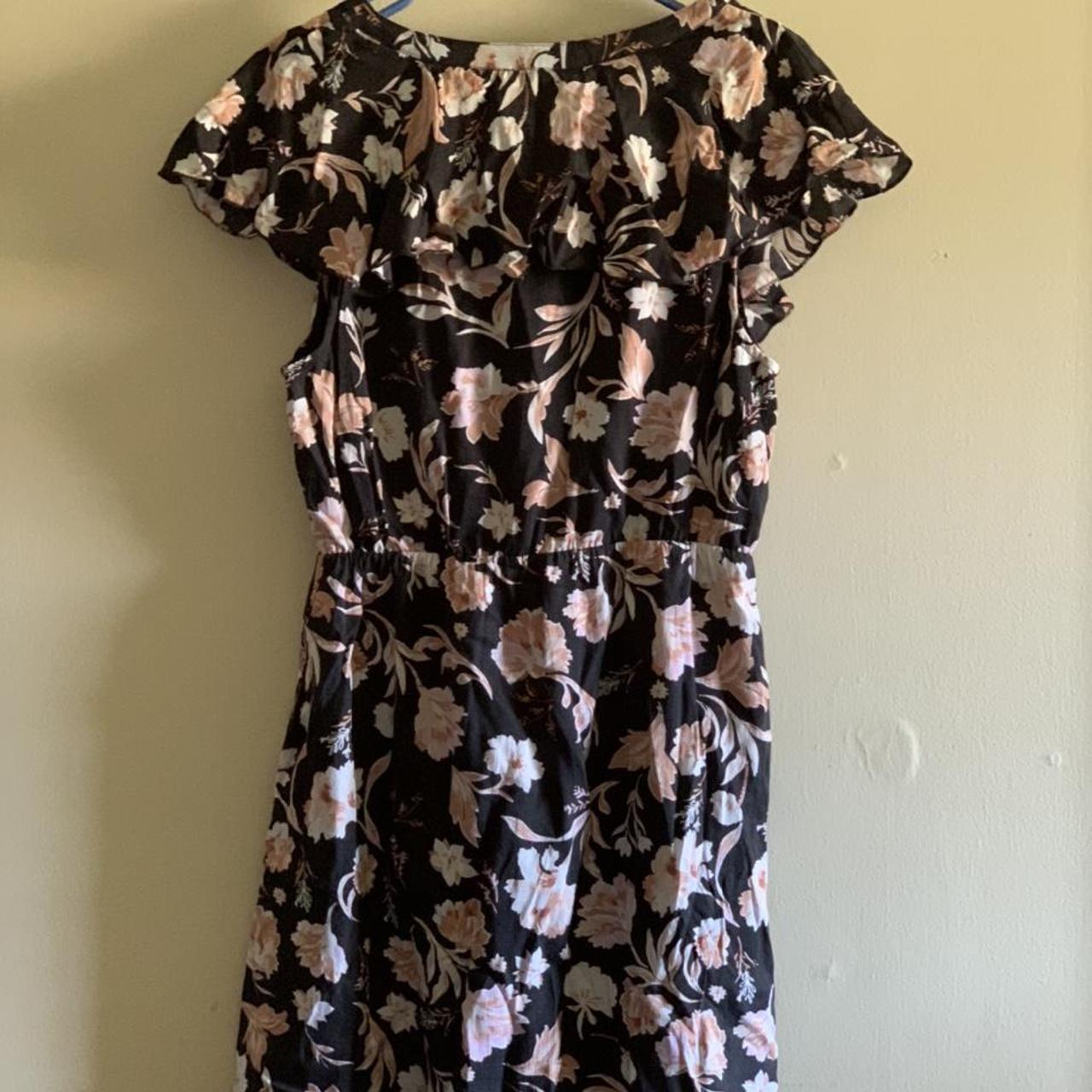 Women's Black and Pink Dress (3)