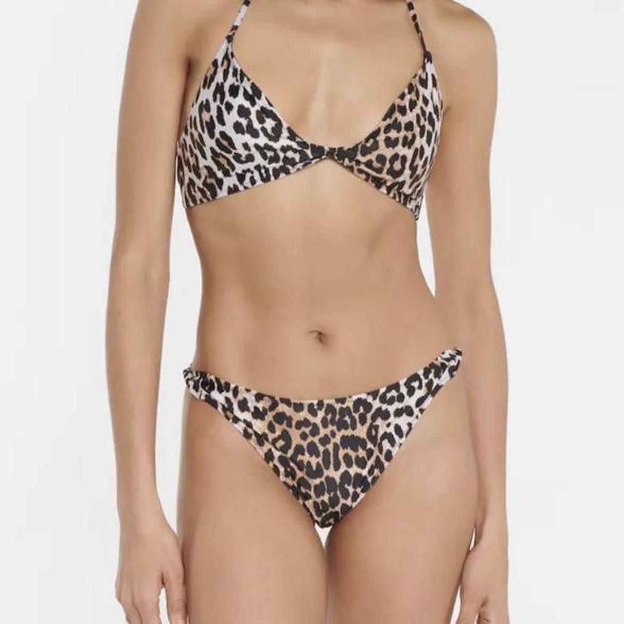 Ganni Leopard Bikini Size S Worn once ganni