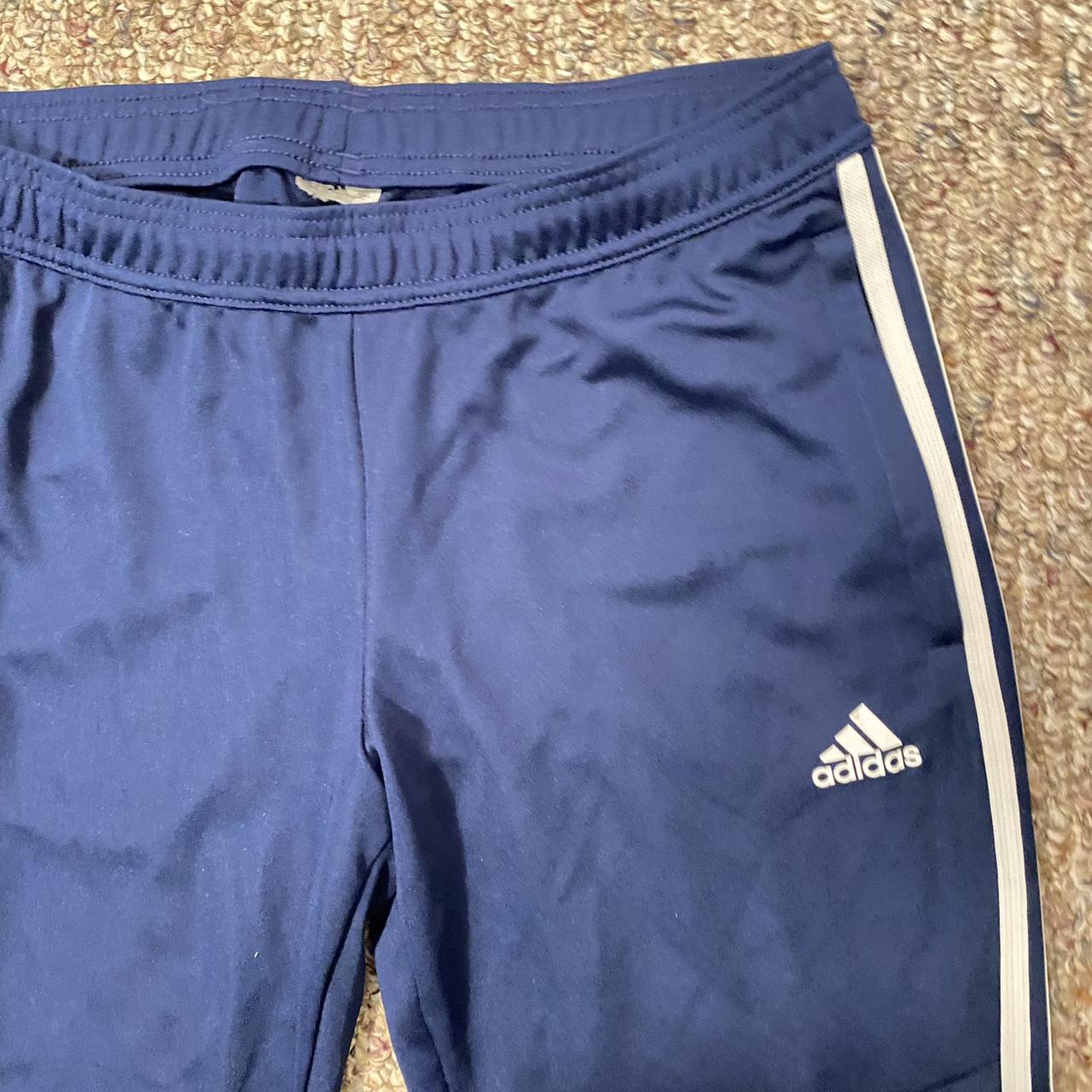 Blue Adidas Joggers Tag got ripped off but probably... - Depop